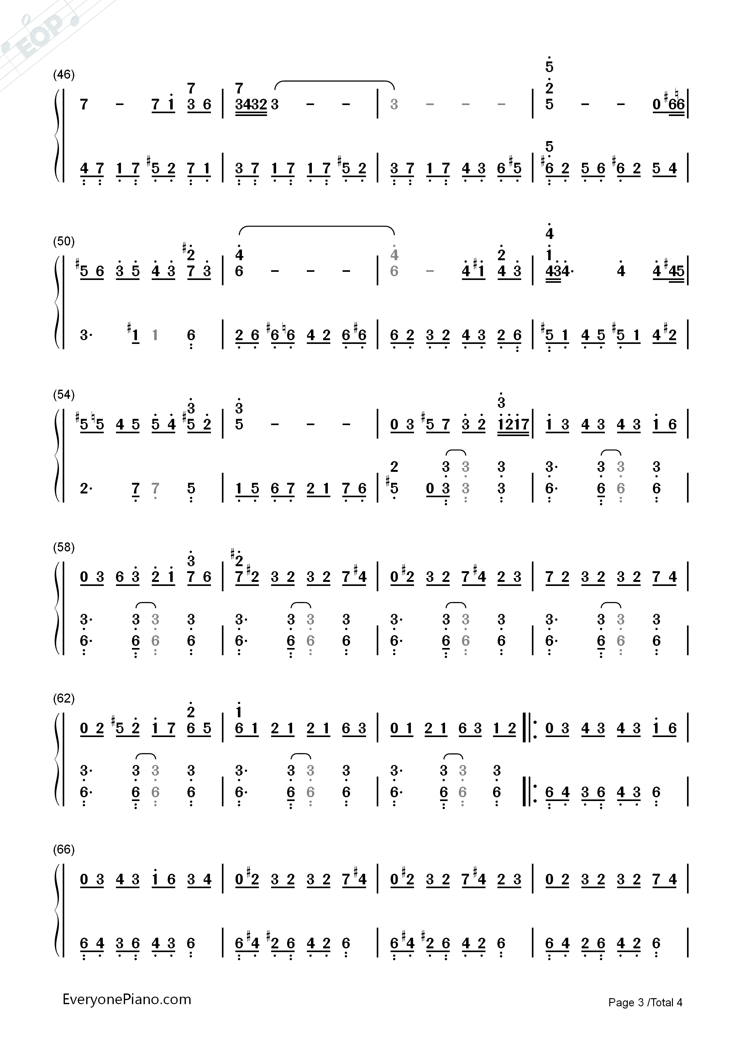 自由探戈钢琴简谱_皮亚佐拉（Astor_Piazzolla）演唱