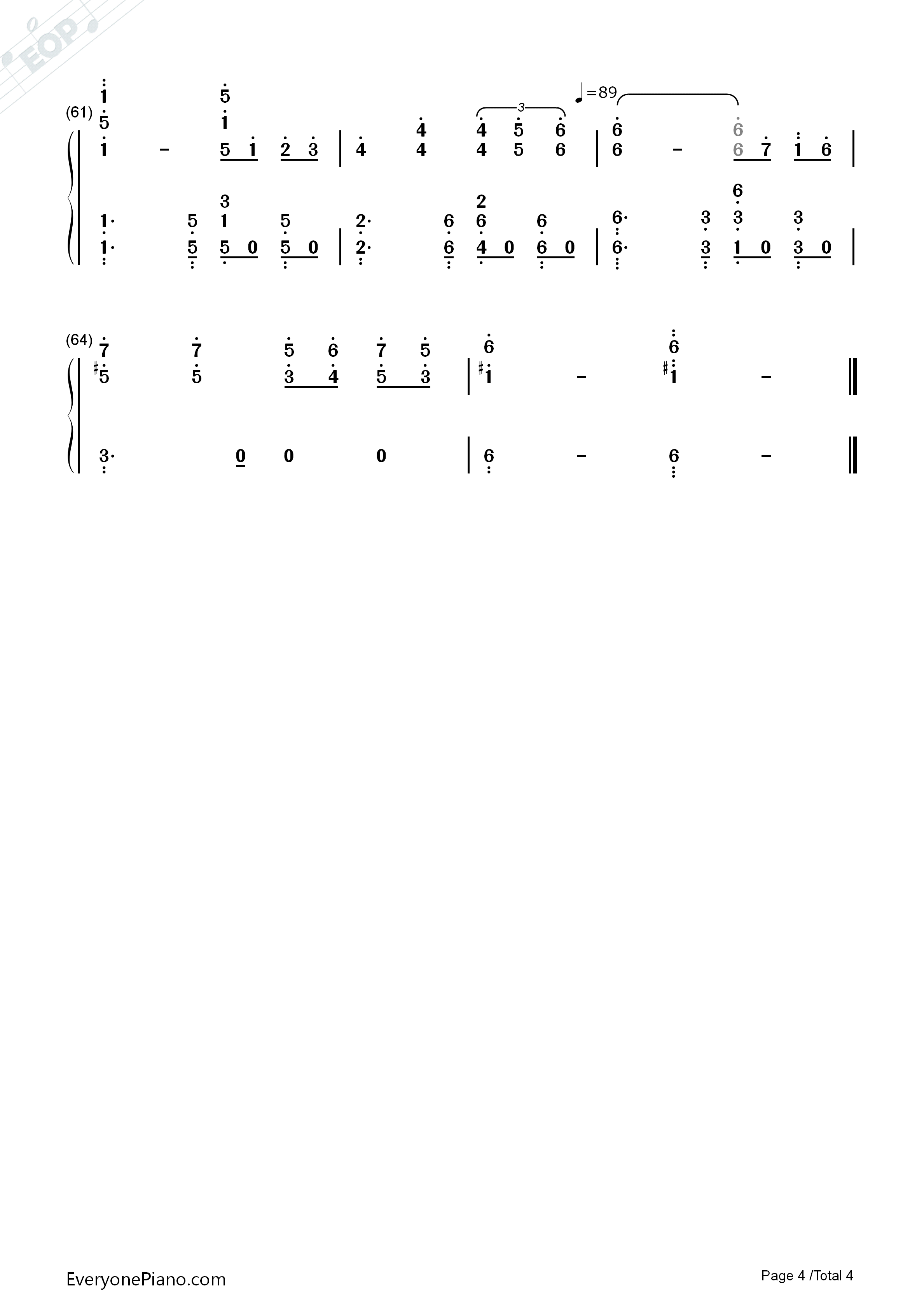 Por_Una_Cabeza钢琴简谱_Thomas_Newman__汤玛斯_纽曼演唱
