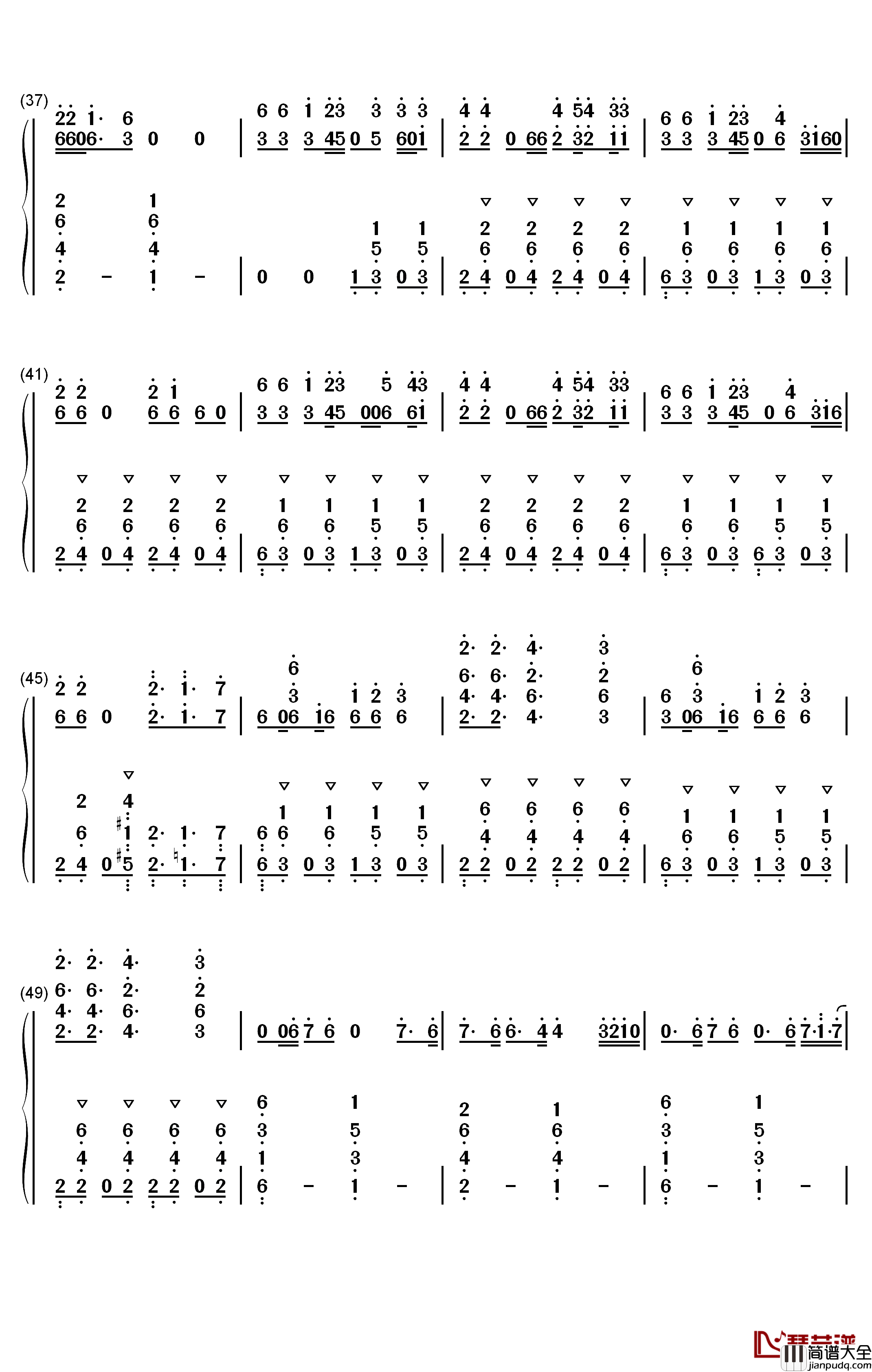 Liar钢琴简谱_数字双手_Camila_Cabello