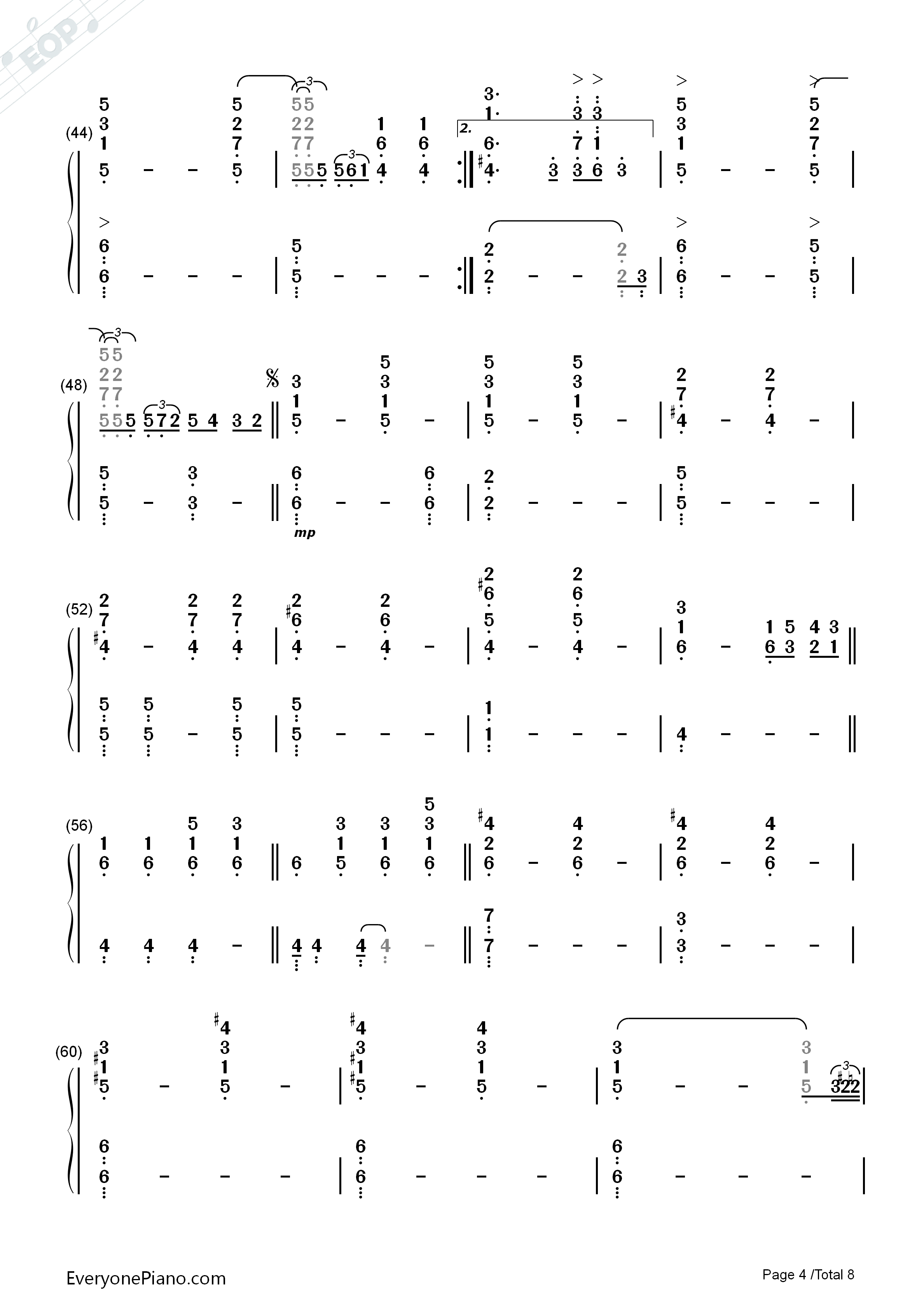New_York_State_Of_Mind_钢琴简谱_Billy_Joel演唱
