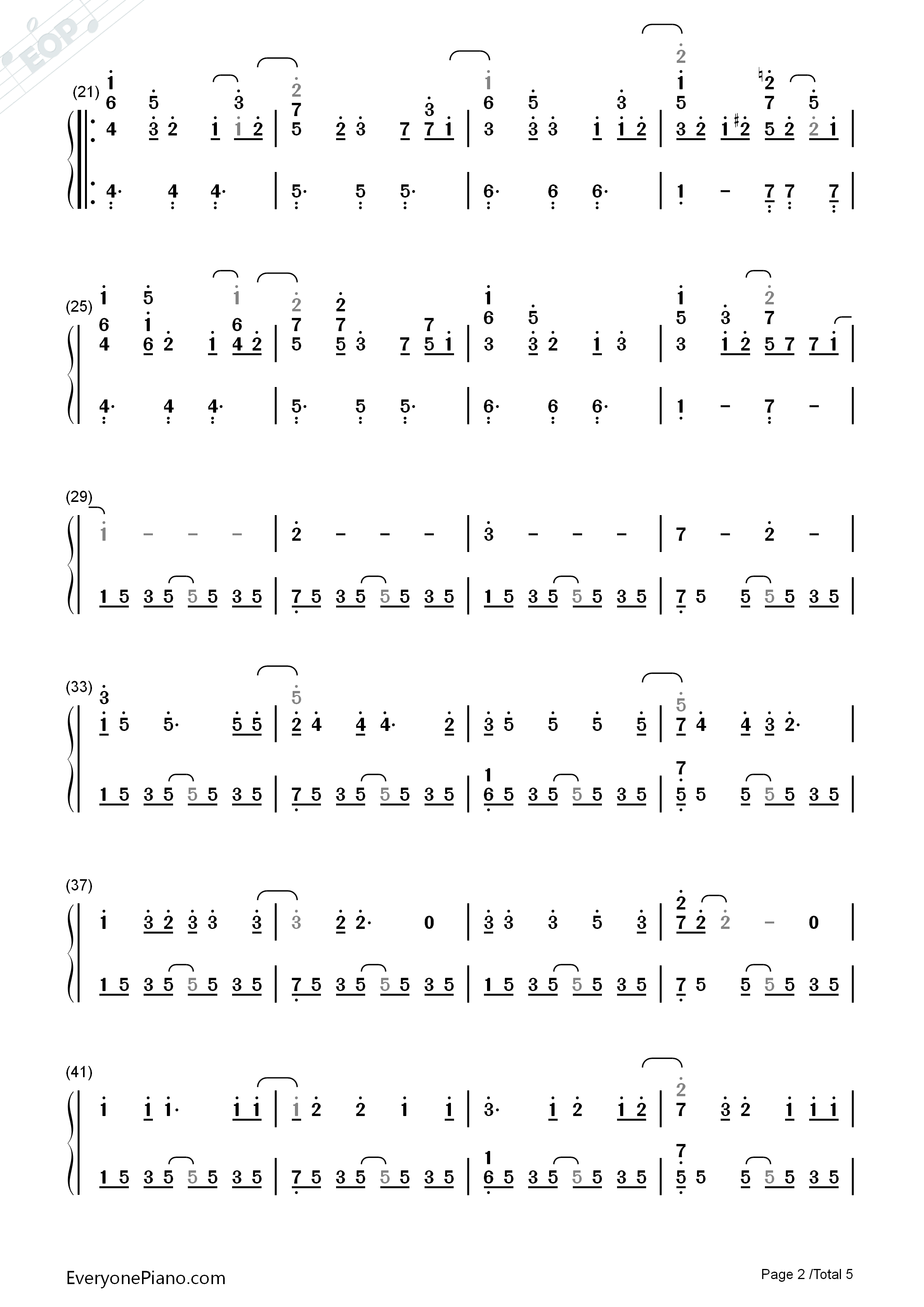 How_to_Save_a_Life钢琴简谱_The_Fray演唱