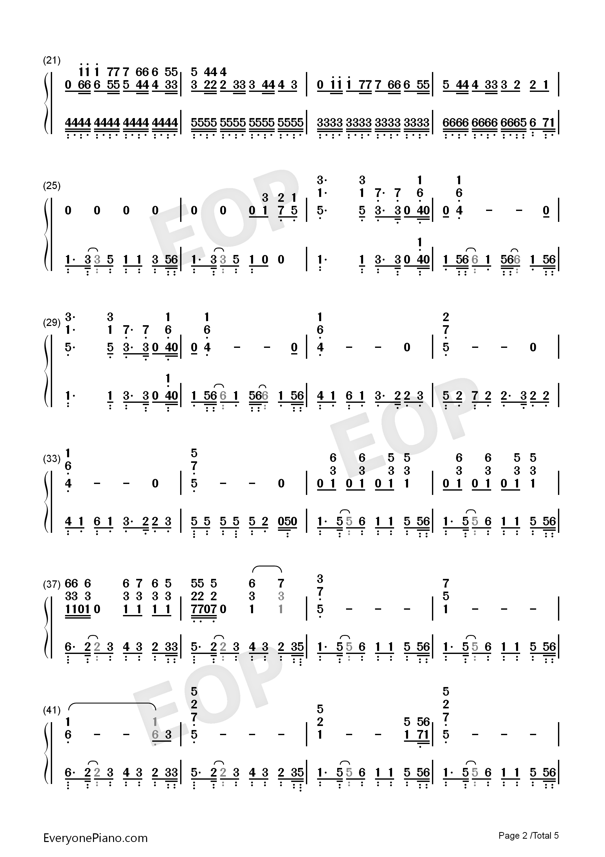 Rose钢琴简谱_Paramore演唱