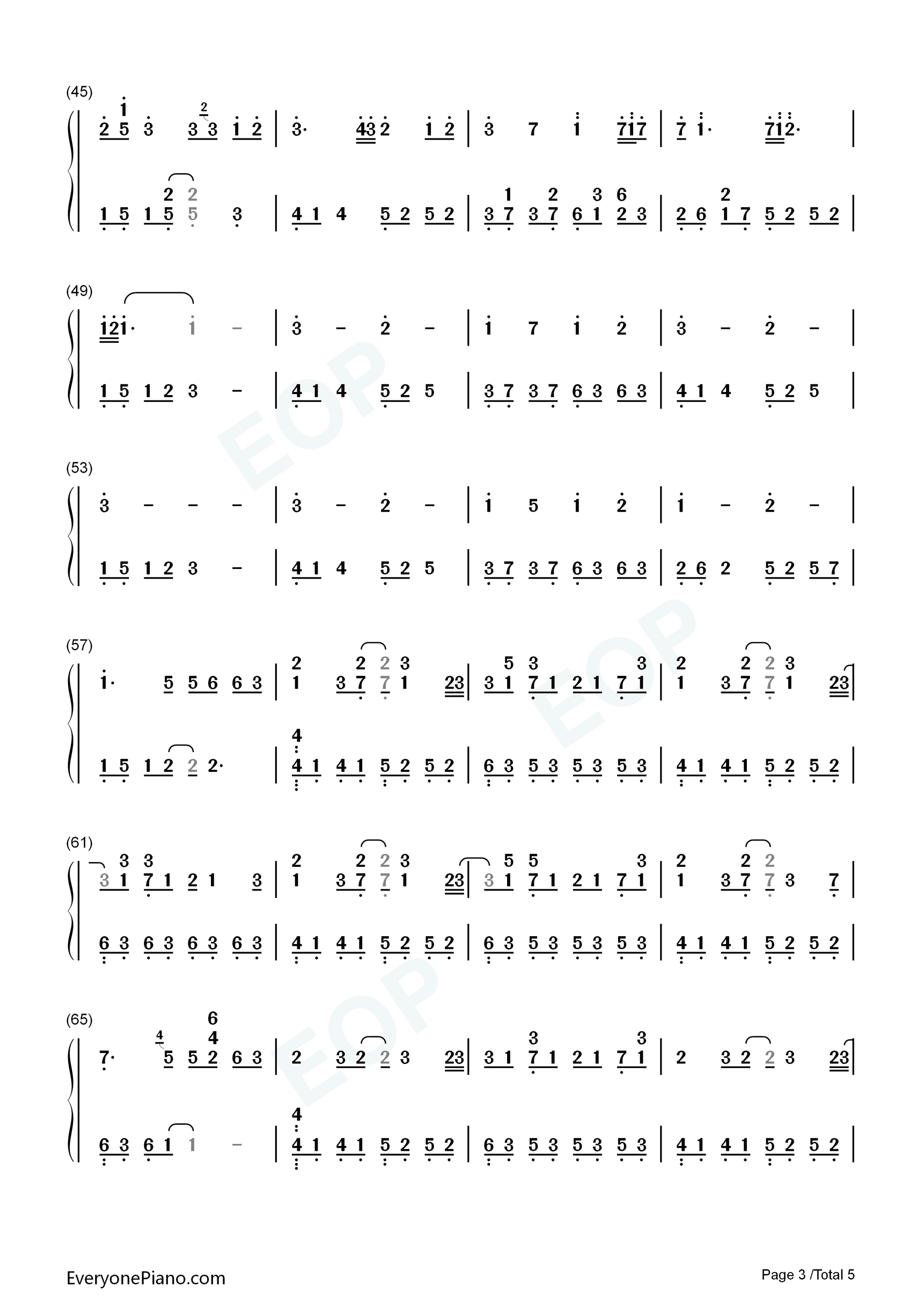Fell_for_U钢琴简谱_Noicybino演唱