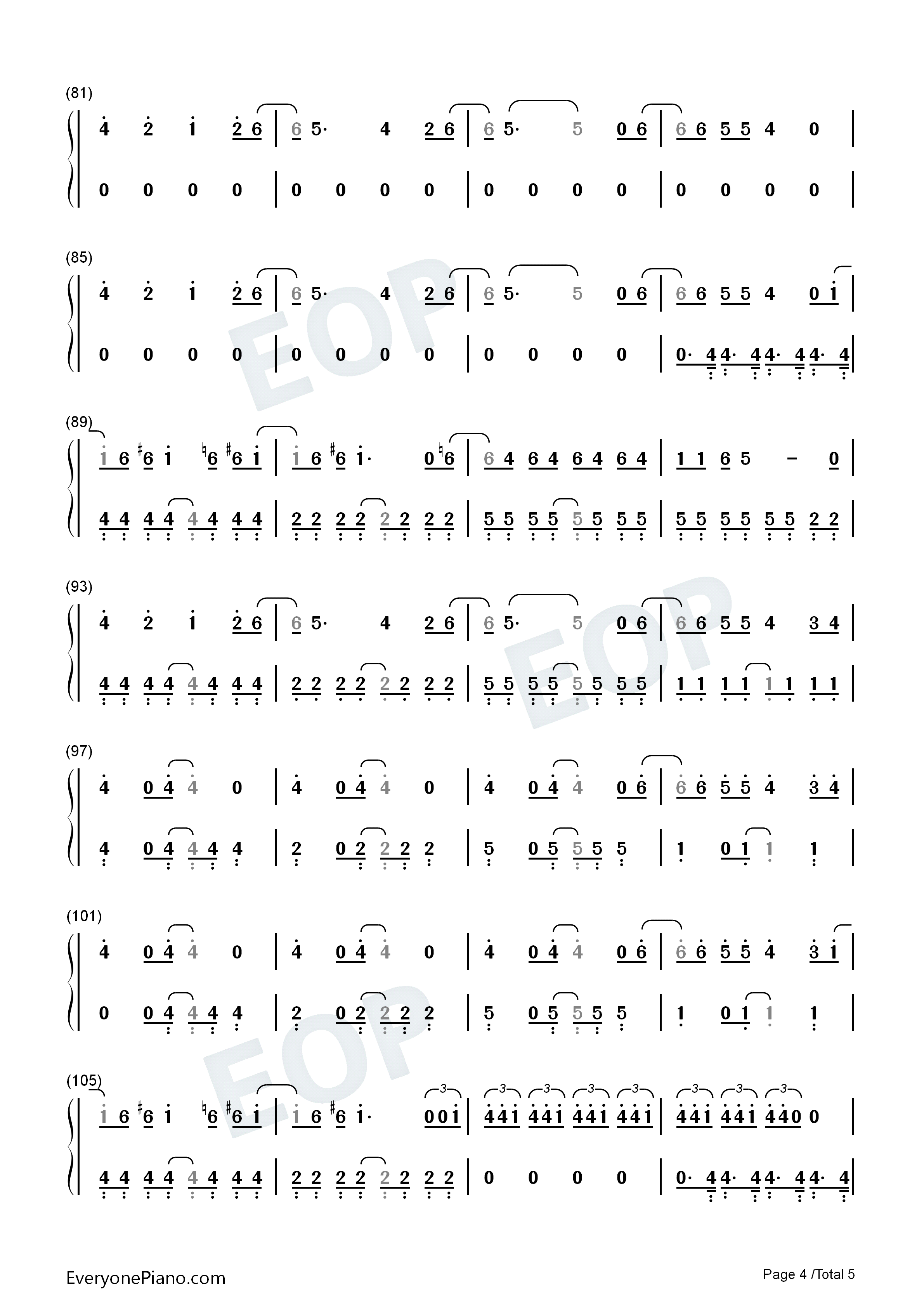 Like_Its_Christmas钢琴简谱_Jonas_Brothers演唱