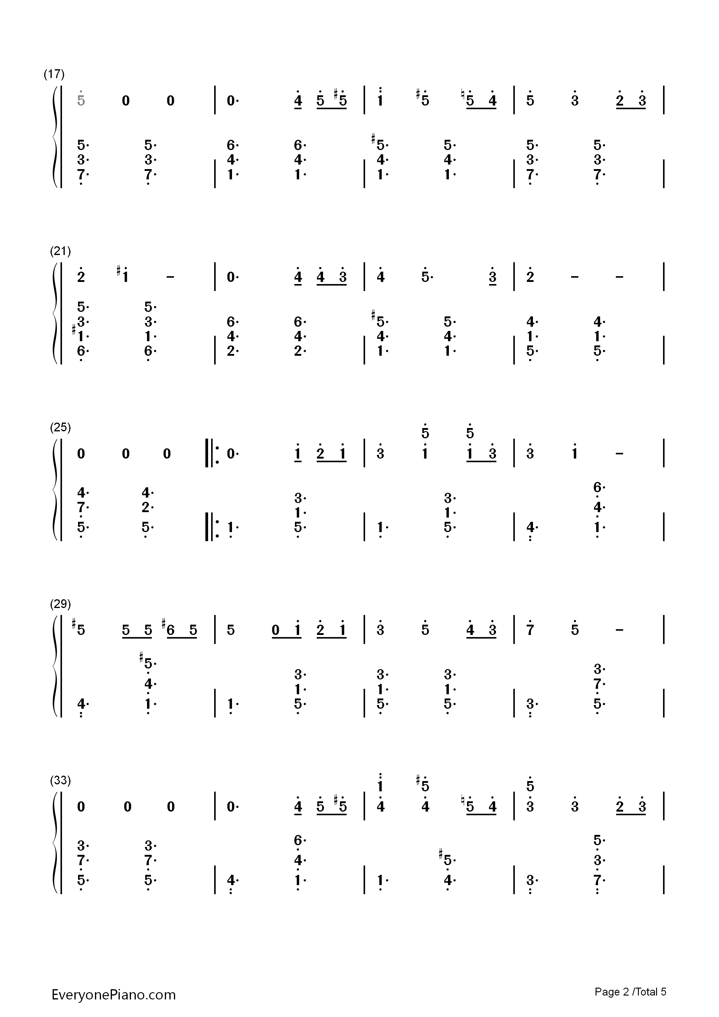 lonely_christmas钢琴简谱_陈奕迅演唱