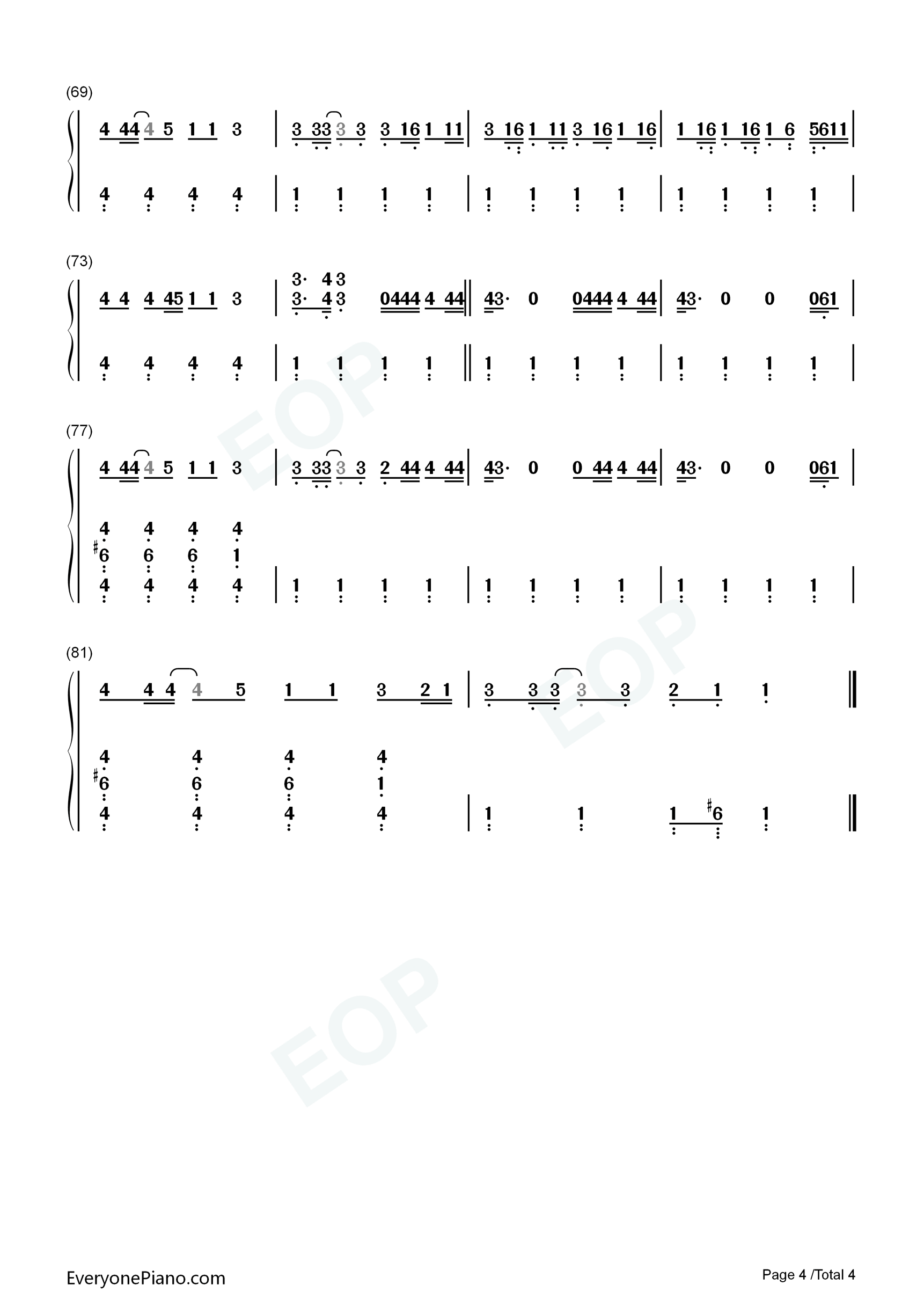 What_a_Man_Gotta_Do钢琴简谱_Jonas_Brothers演唱