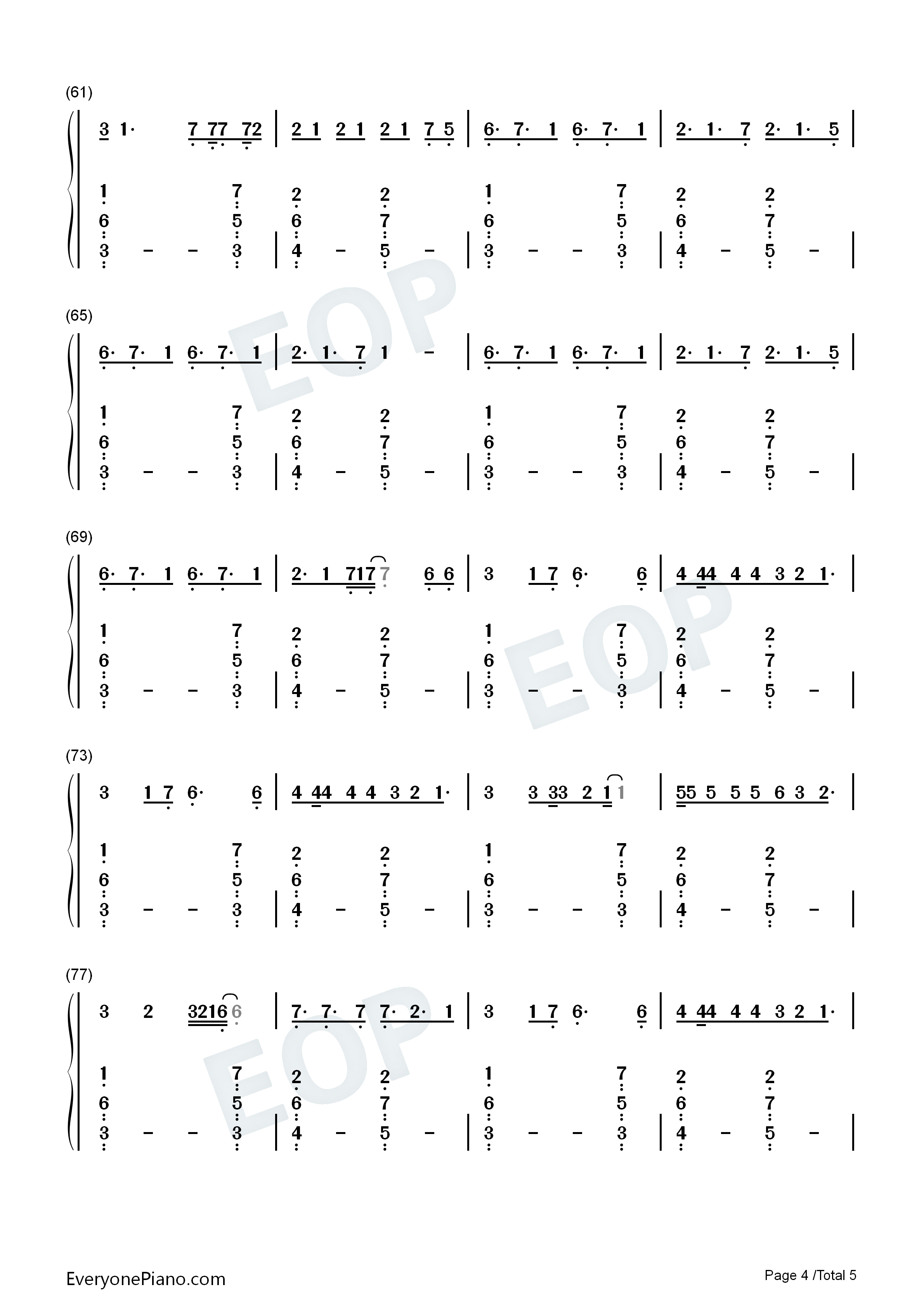 X钢琴简谱_Jonas_Brothers_Karol_G演唱