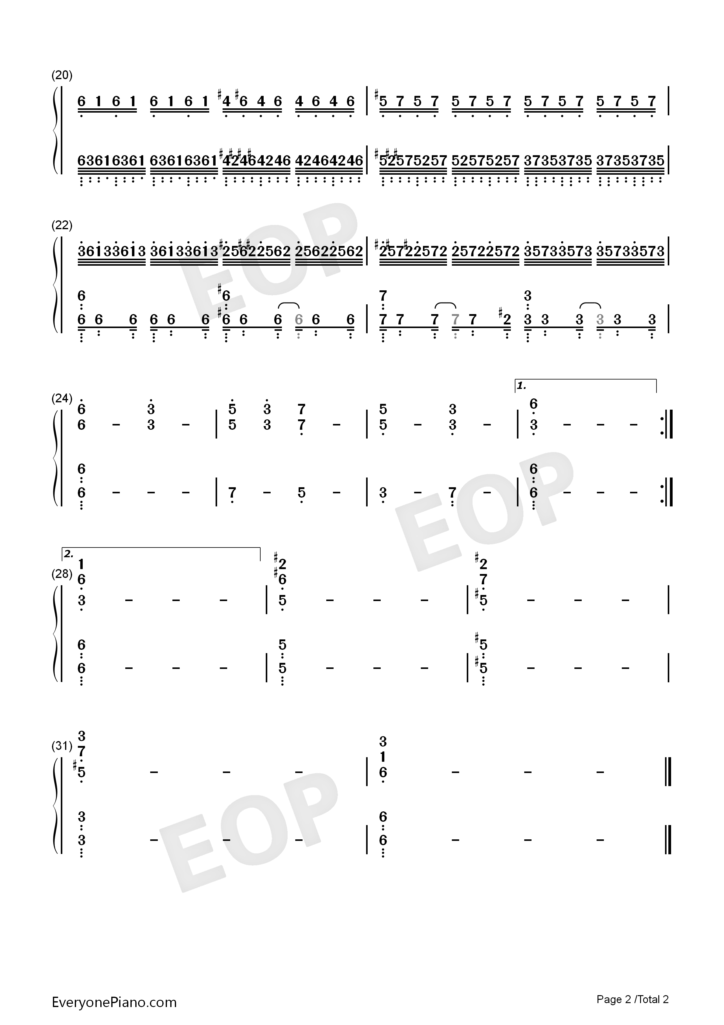 Simian_Dawn钢琴简谱_Ndemic_Creations演唱