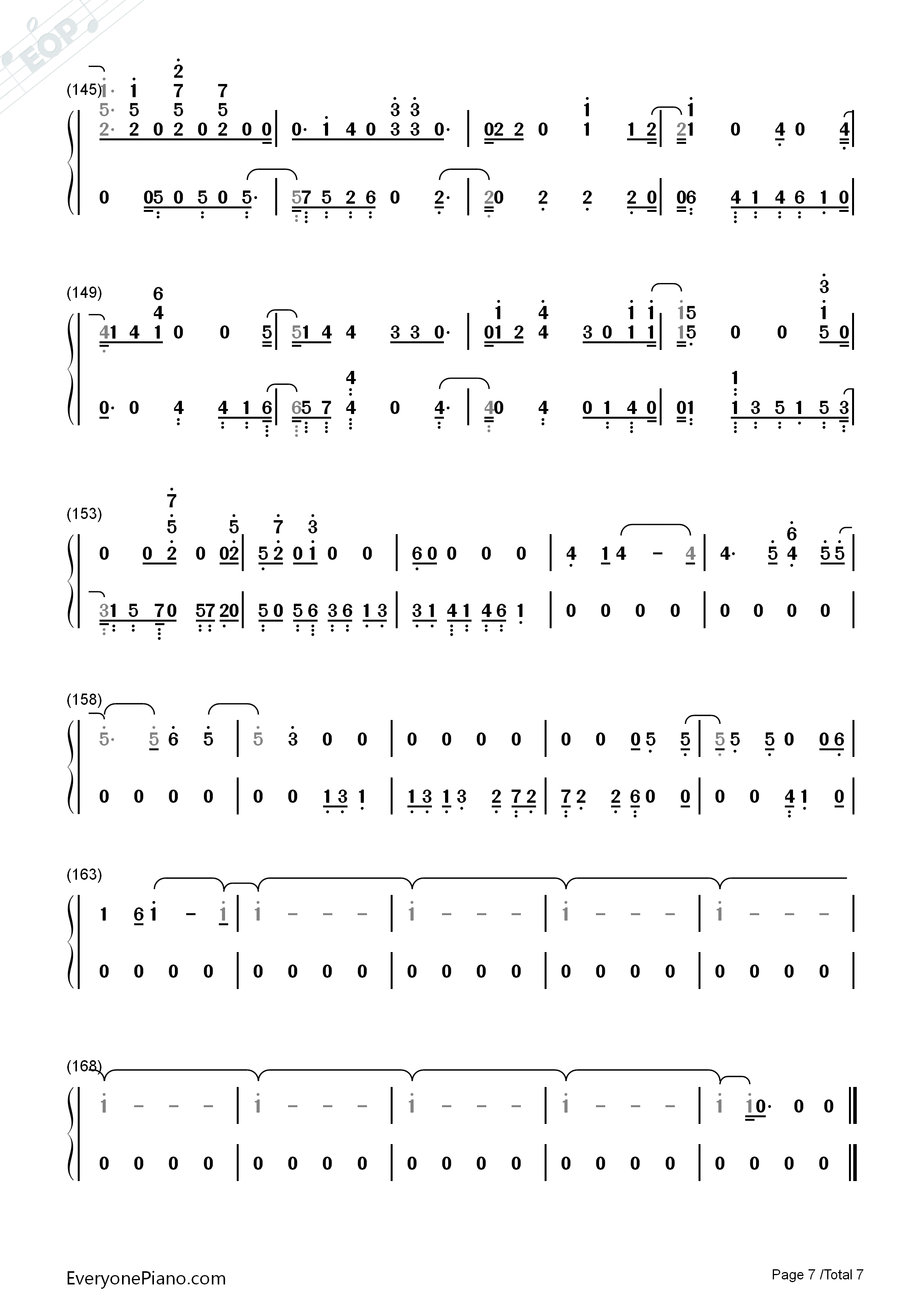 A_Million_Dreams钢琴简谱_Pasek_and_Paul演唱