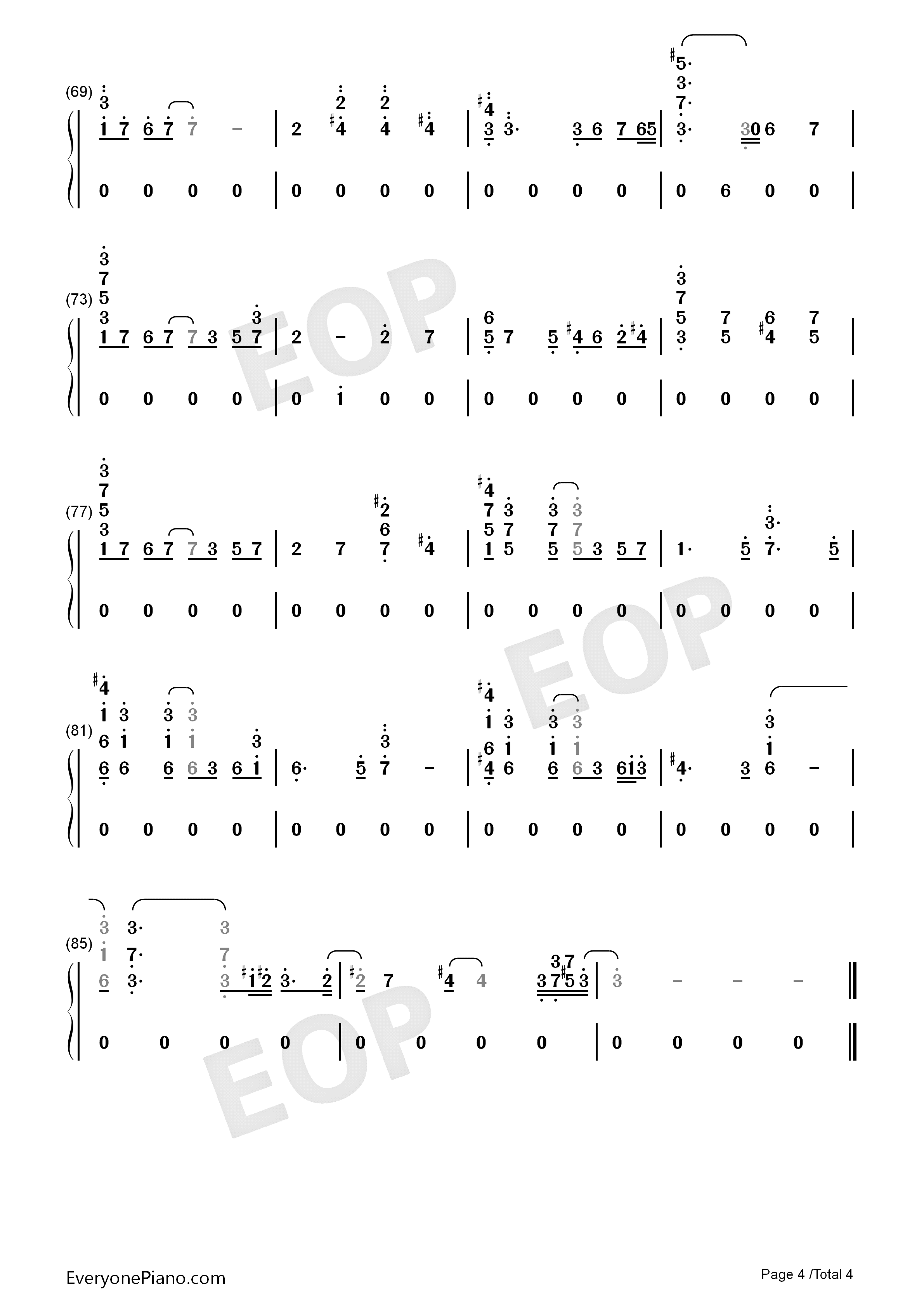 Amethyst钢琴简谱_YOSHIKI演唱