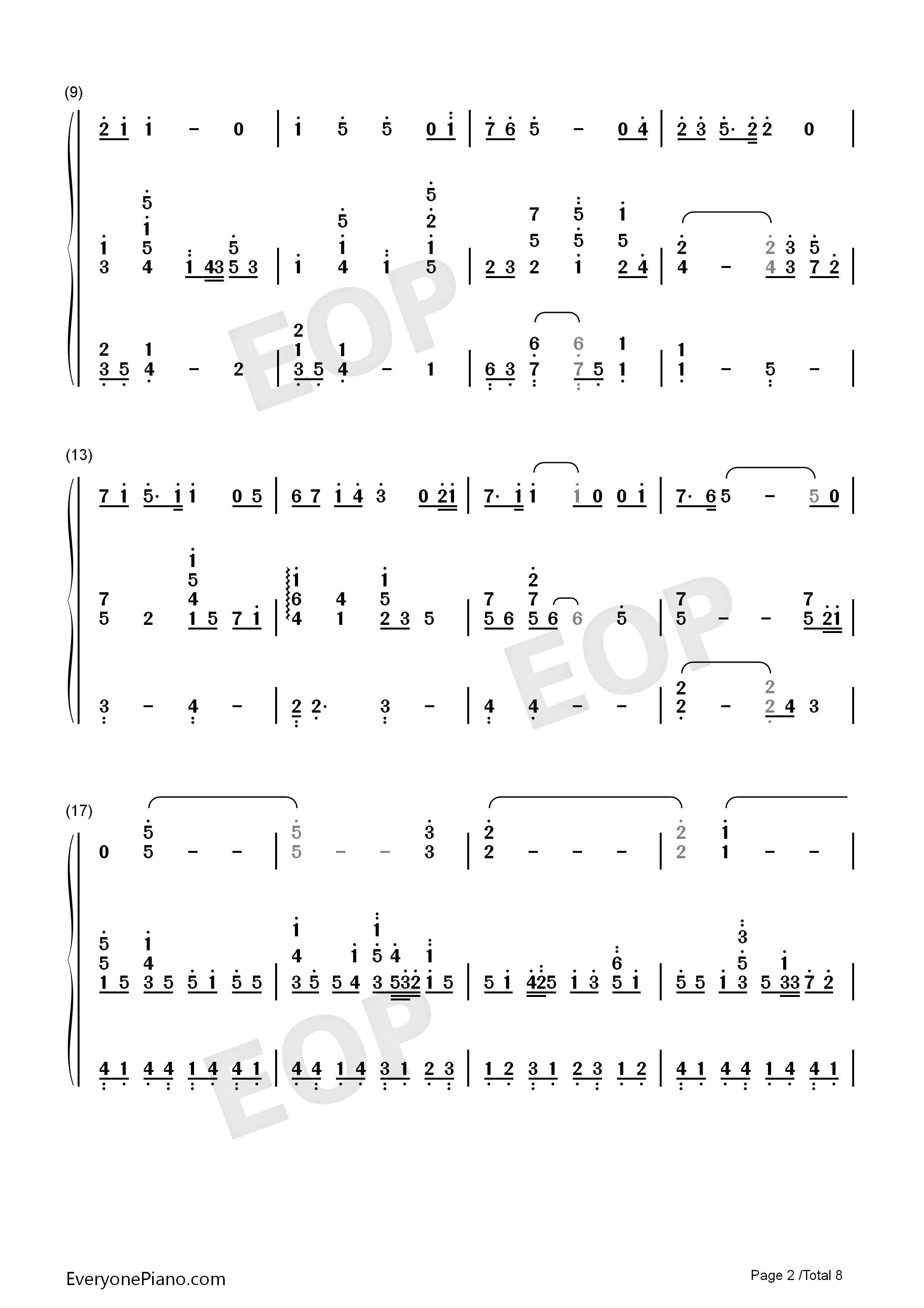 ウィアートル钢琴简谱_rionos演唱