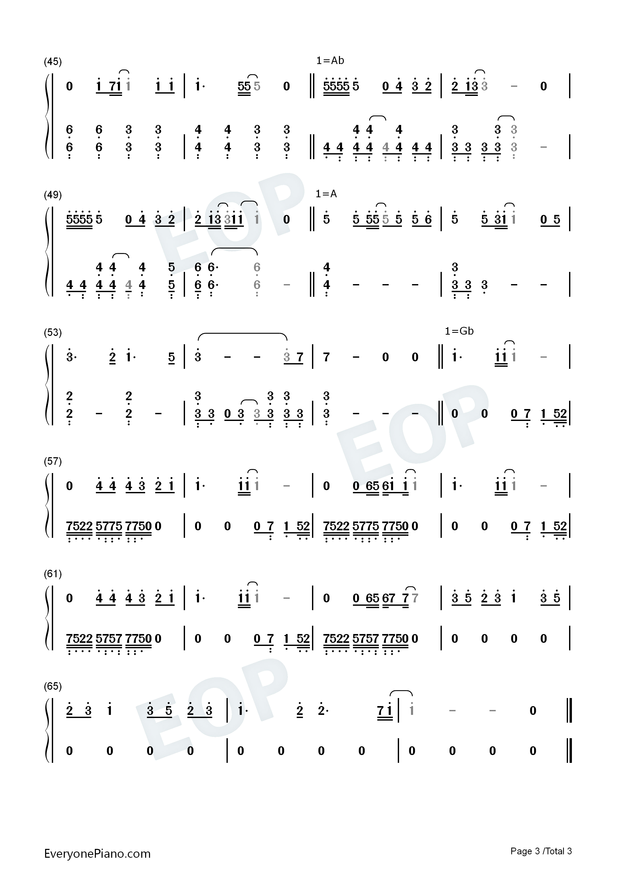 no_more_words钢琴简谱_滨崎步演唱