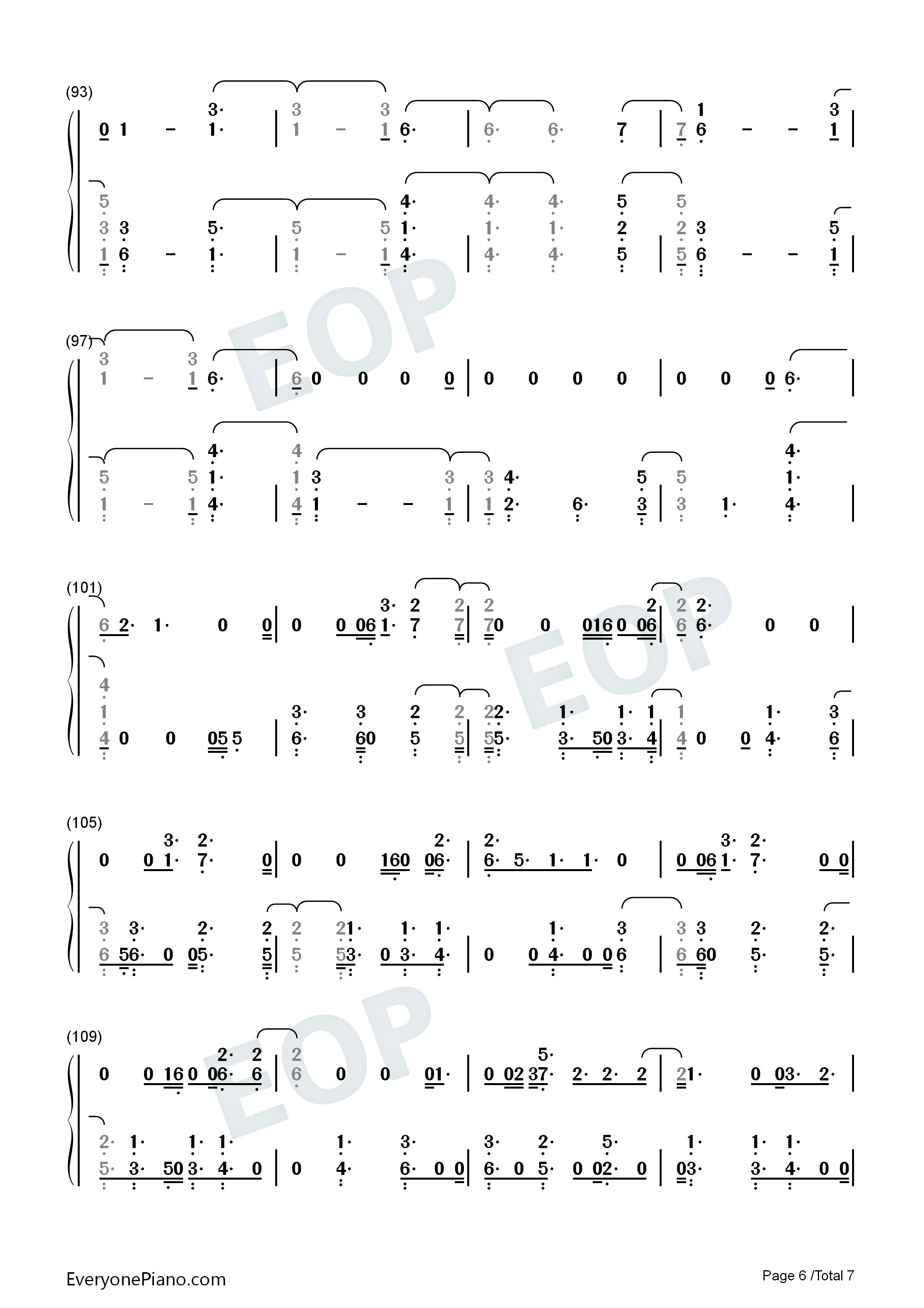 I_Miss_You钢琴简谱_Clean_Bandit演唱