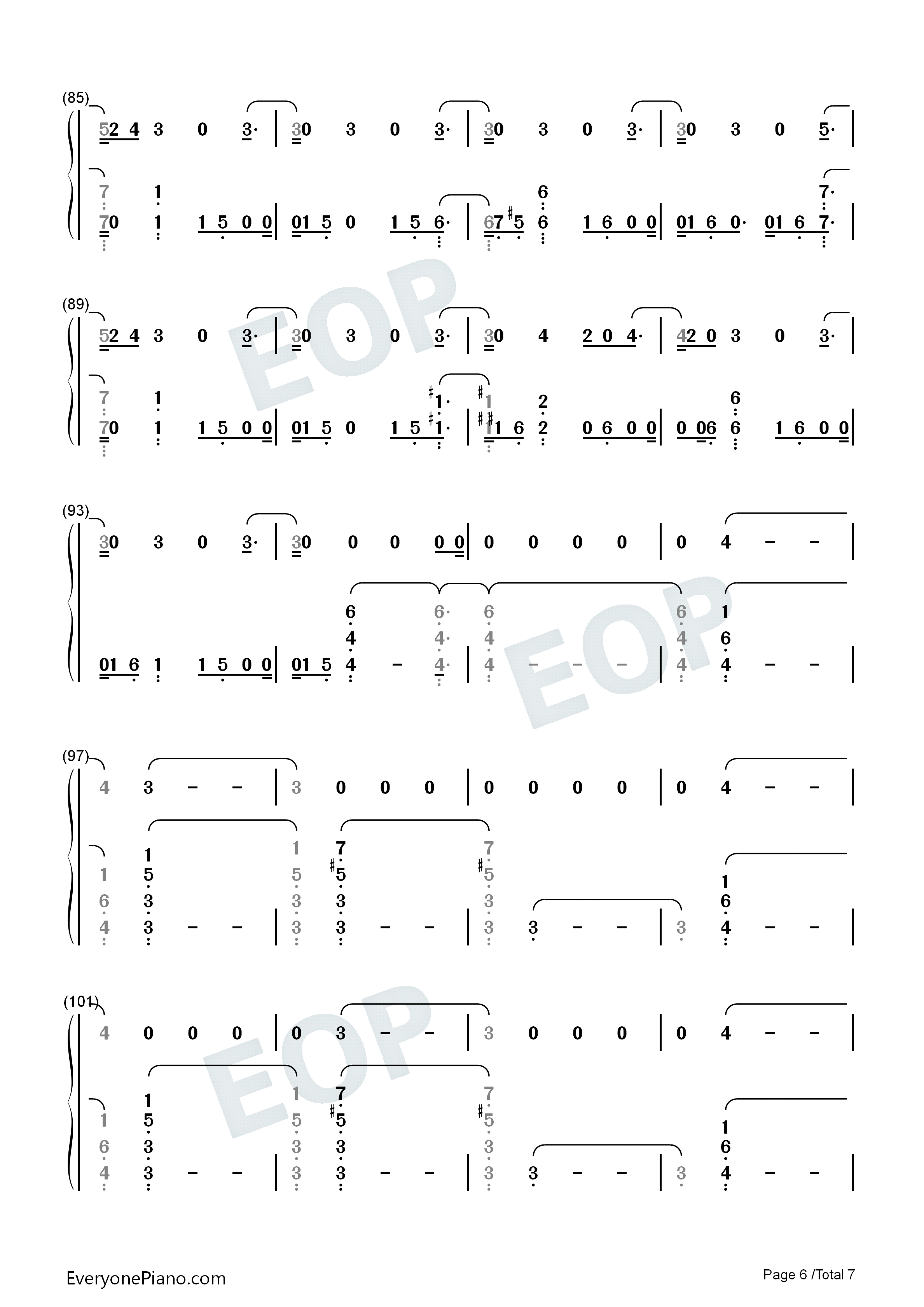 The_Thrill_of_It_All钢琴简谱_Sam_Smith演唱