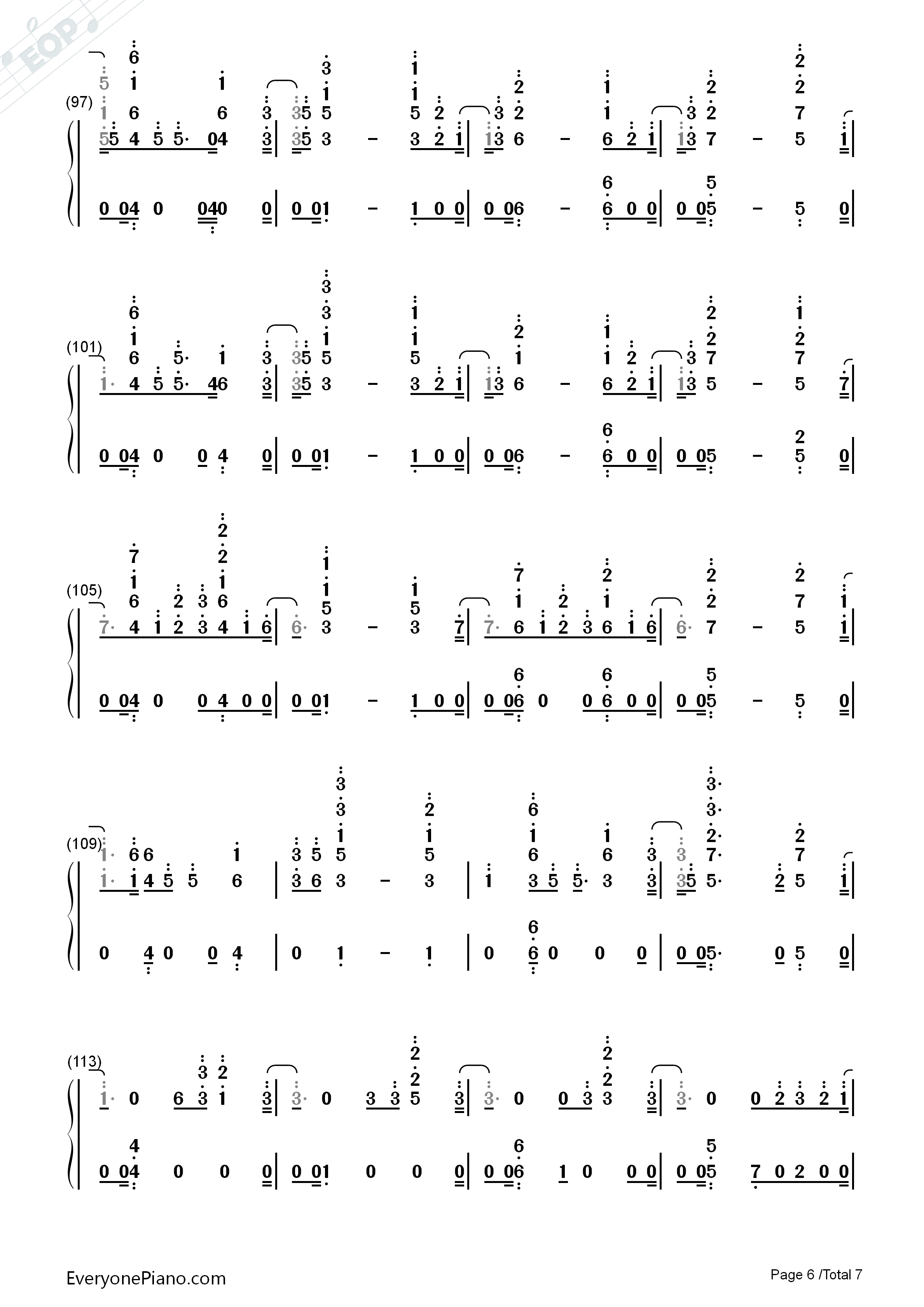 I_Know_You钢琴简谱_Craig_David_Bastille演唱