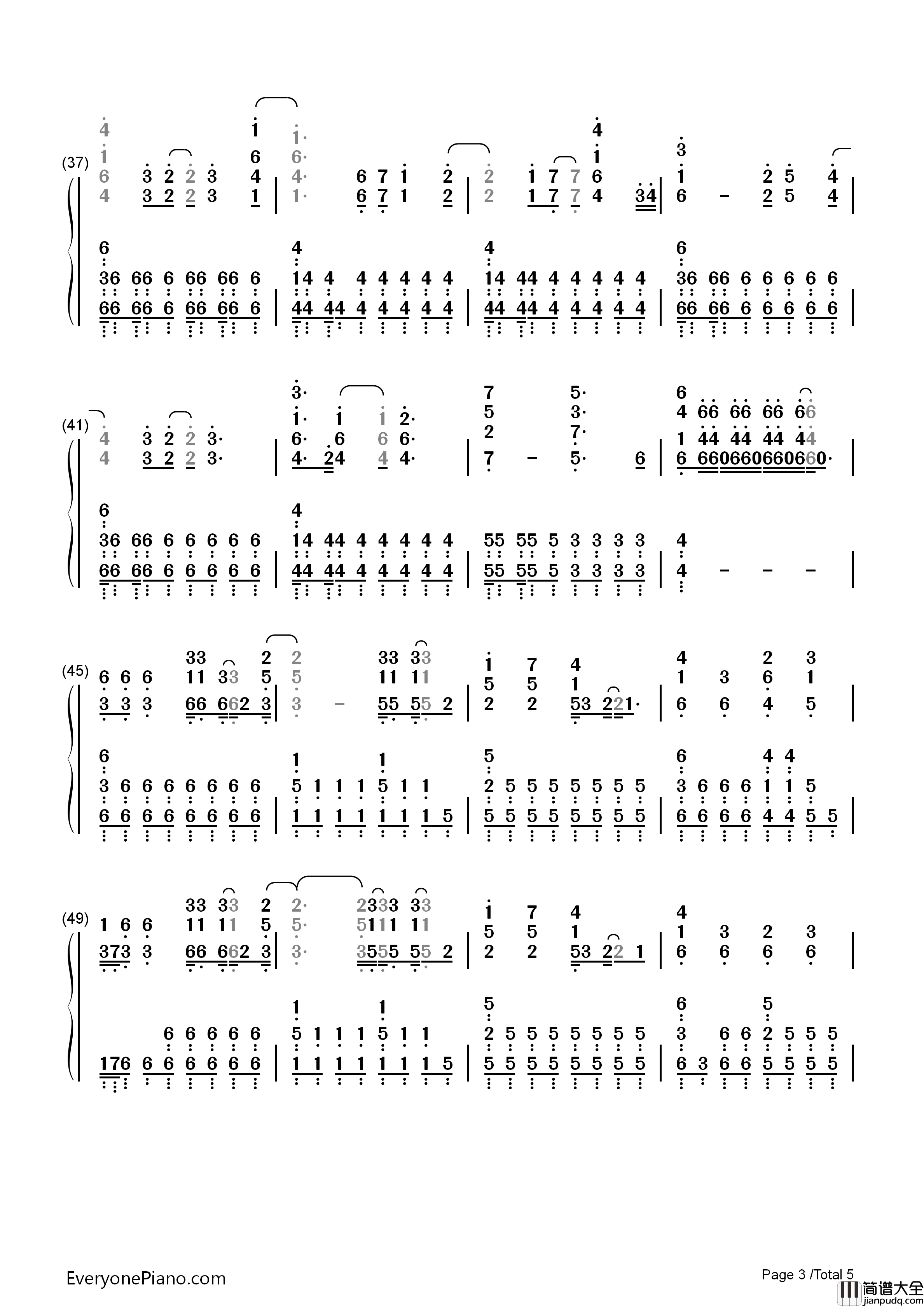 Bring_Me_To_Life钢琴简谱_Evanescence演唱
