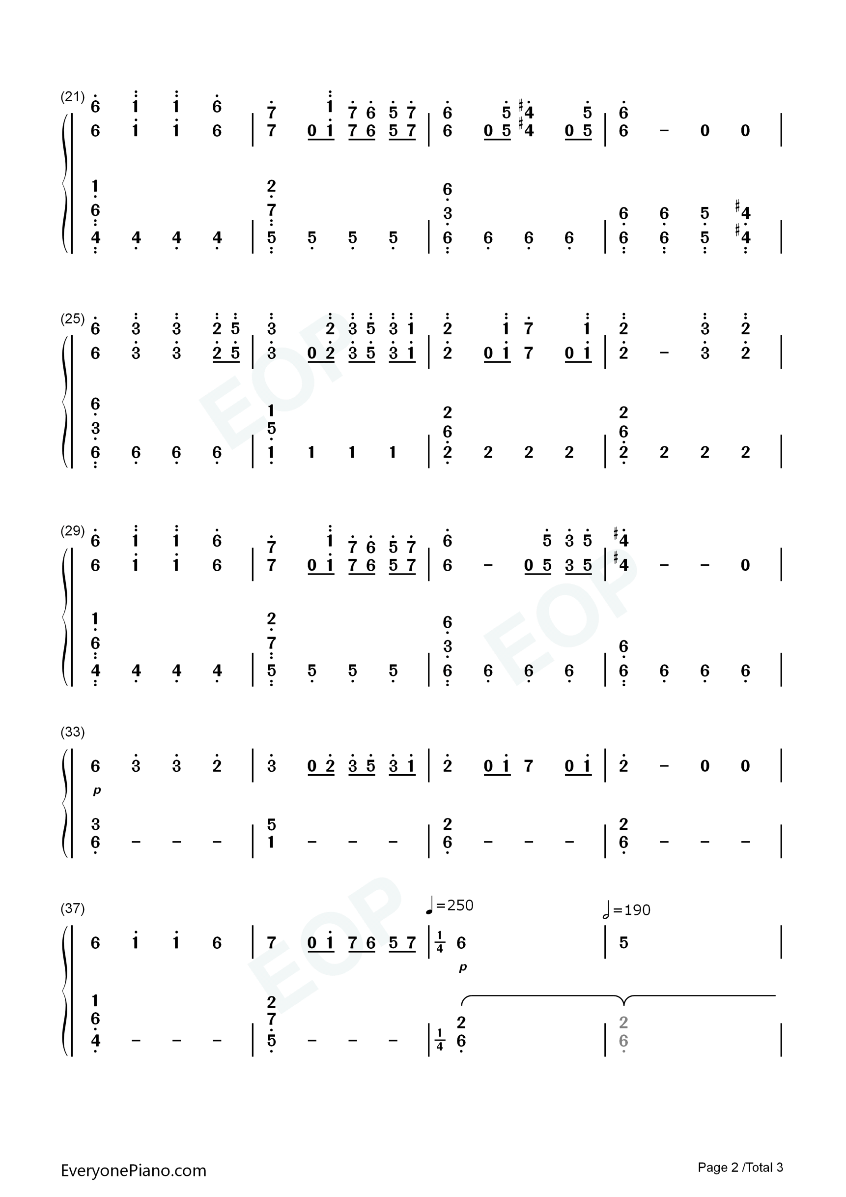 The_Piano改编版钢琴简谱_猎豹移动公司演唱