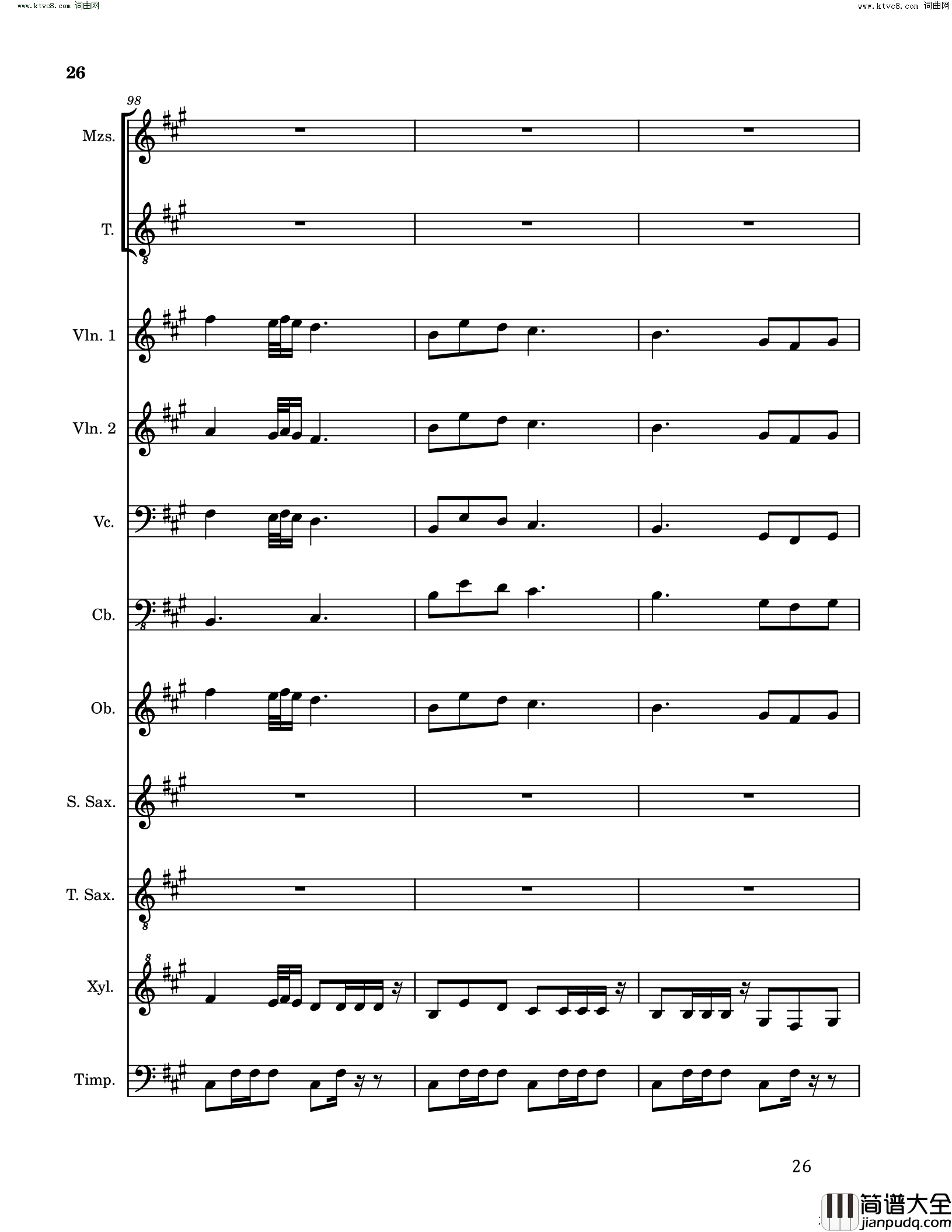喜庆婚宴圆舞曲简谱_Johnson_Gao曲谱