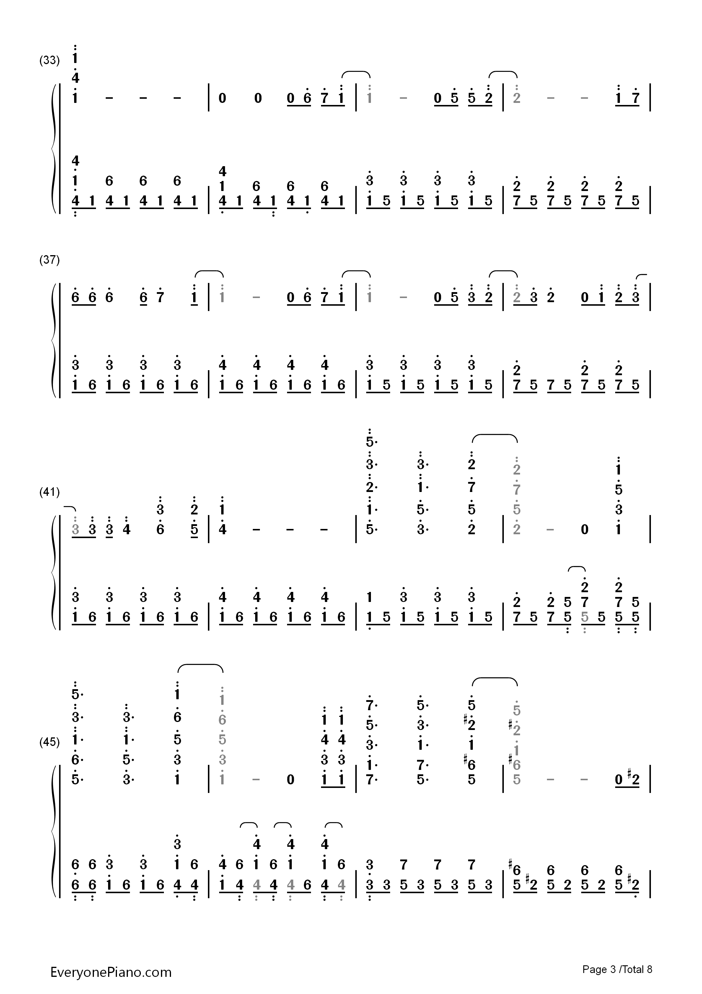 Let_It_Go完整版钢琴简谱_Demi_Lovato演唱