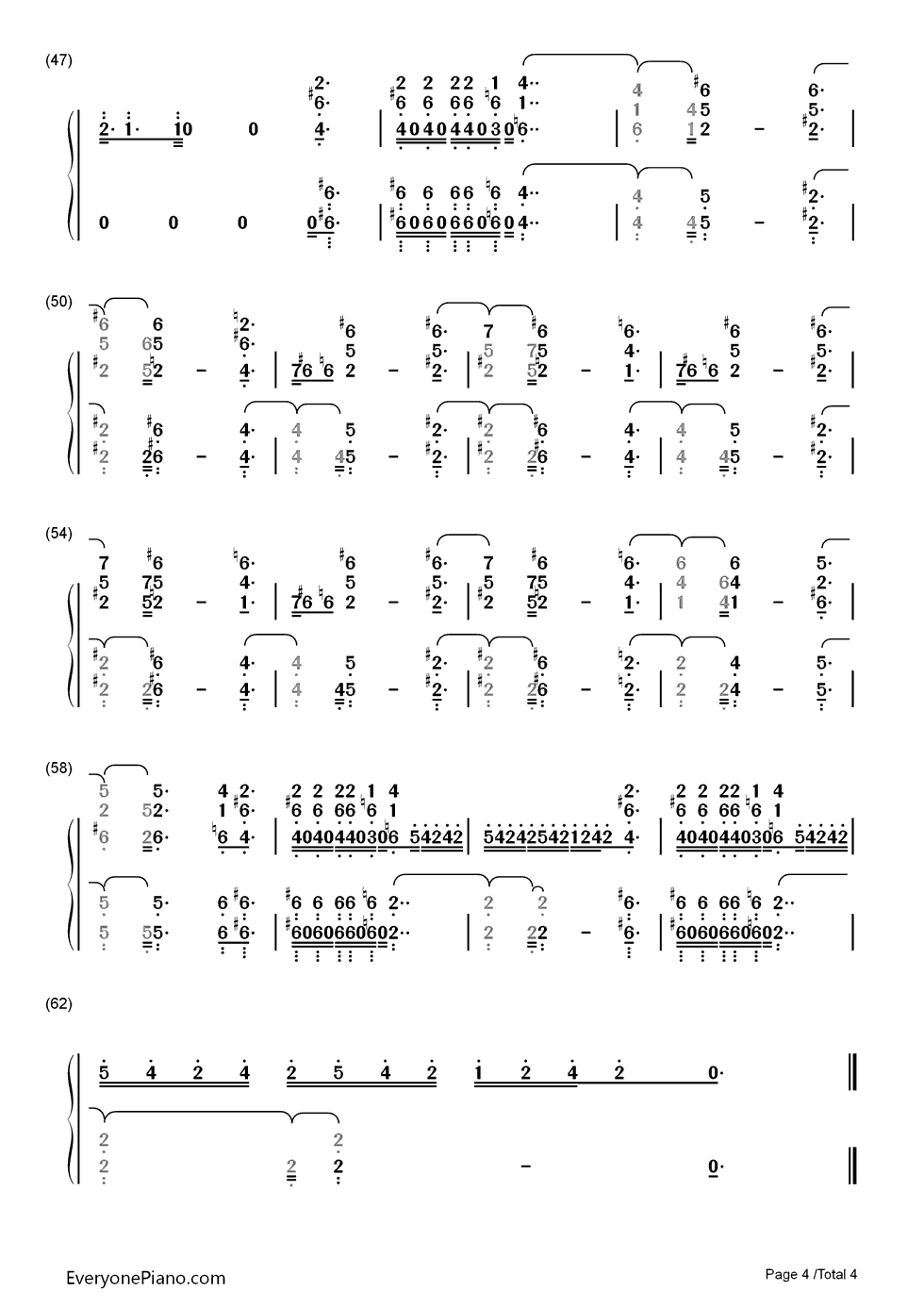 Africa钢琴简谱_Toto演唱