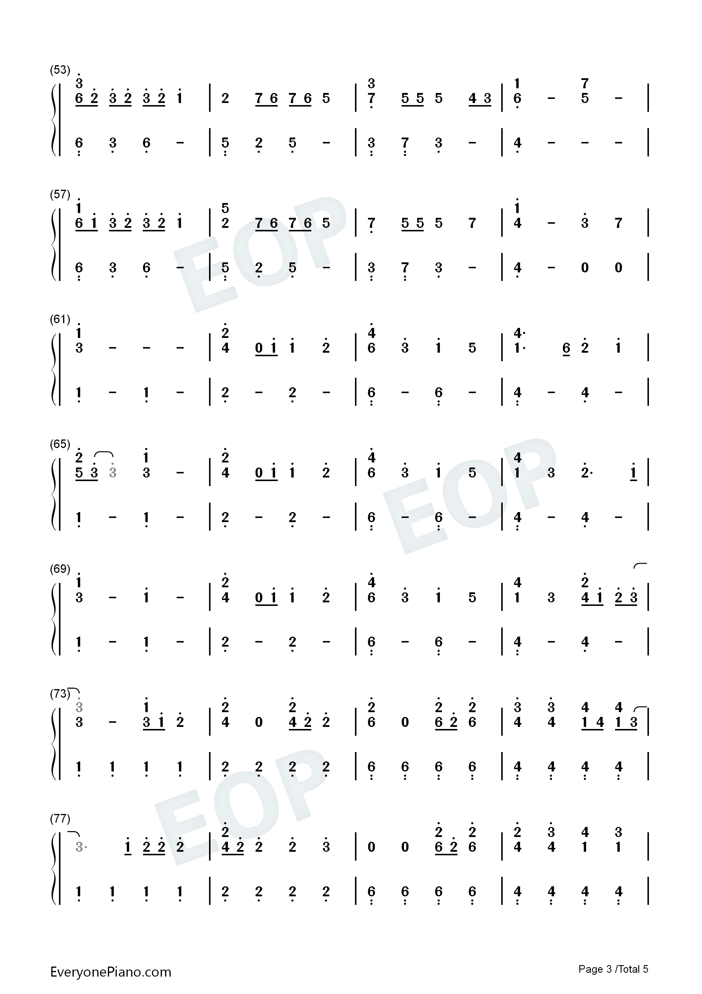 My_Tears_Ricochet钢琴简谱_Taylor_Swift演唱