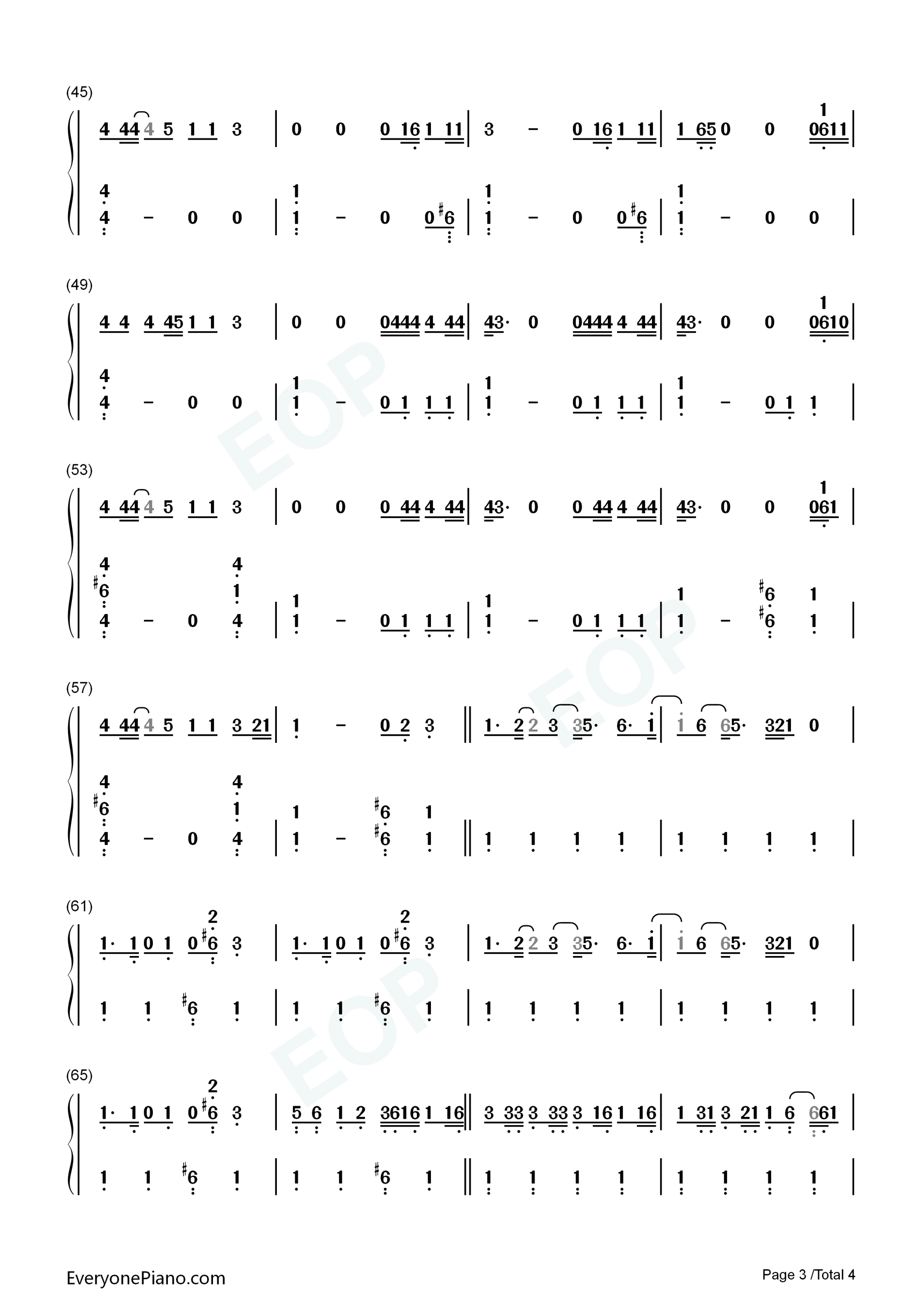 What_a_Man_Gotta_Do钢琴简谱_Jonas_Brothers演唱