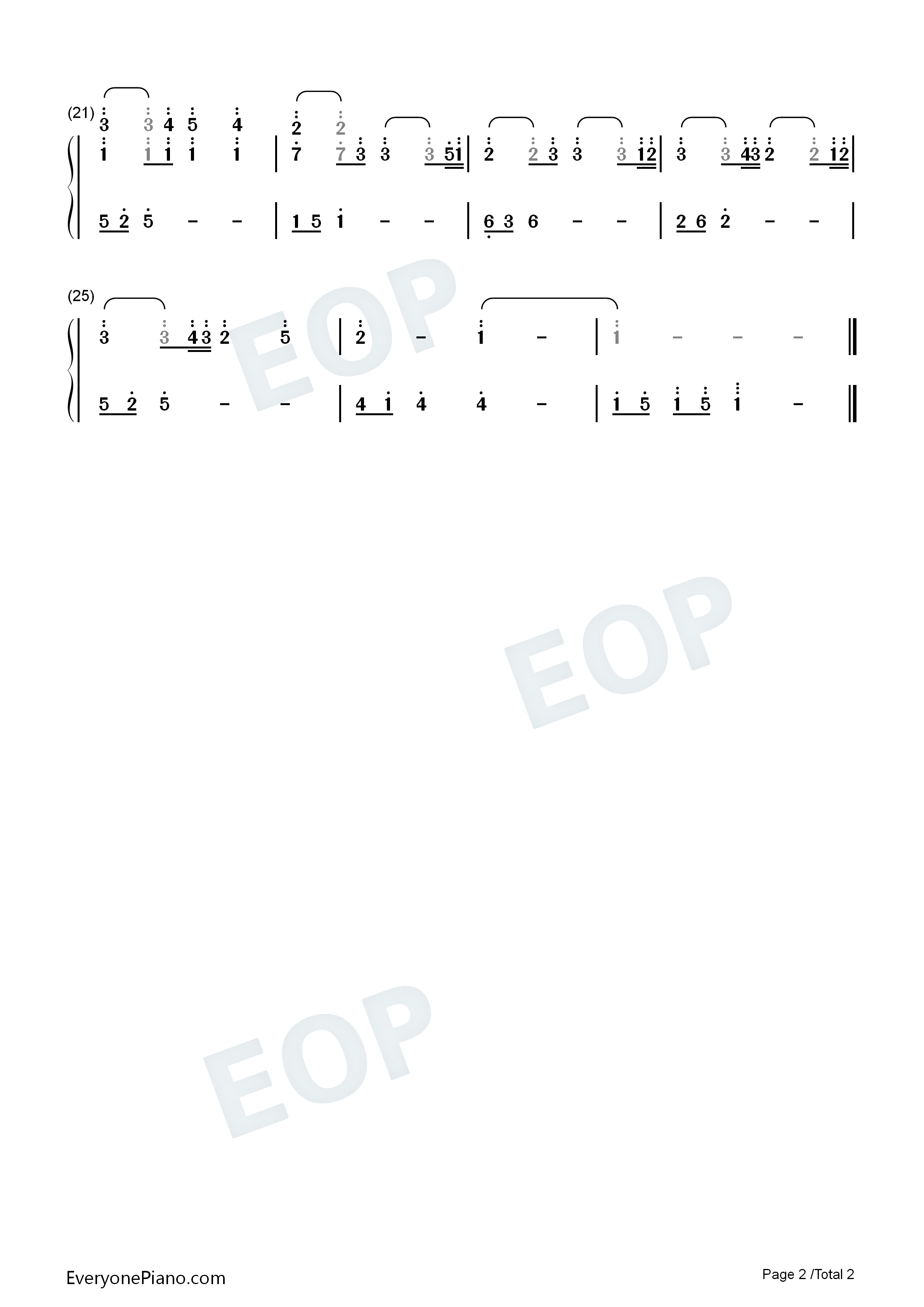 그리운_오후钢琴简谱_이지에이지_Easy_Age演唱