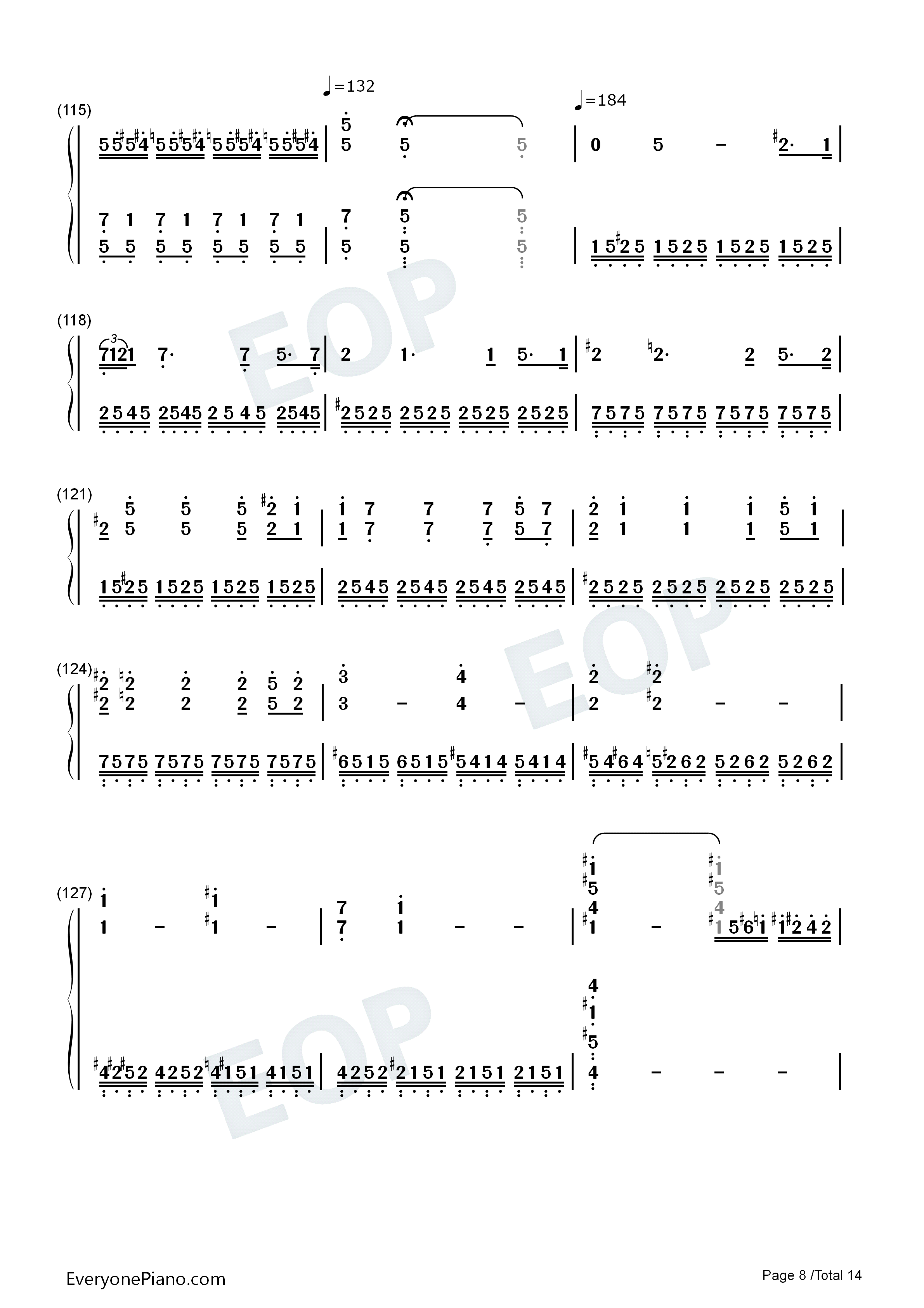 月光奏鸣曲第三乐章钢琴简谱_贝多芬演唱