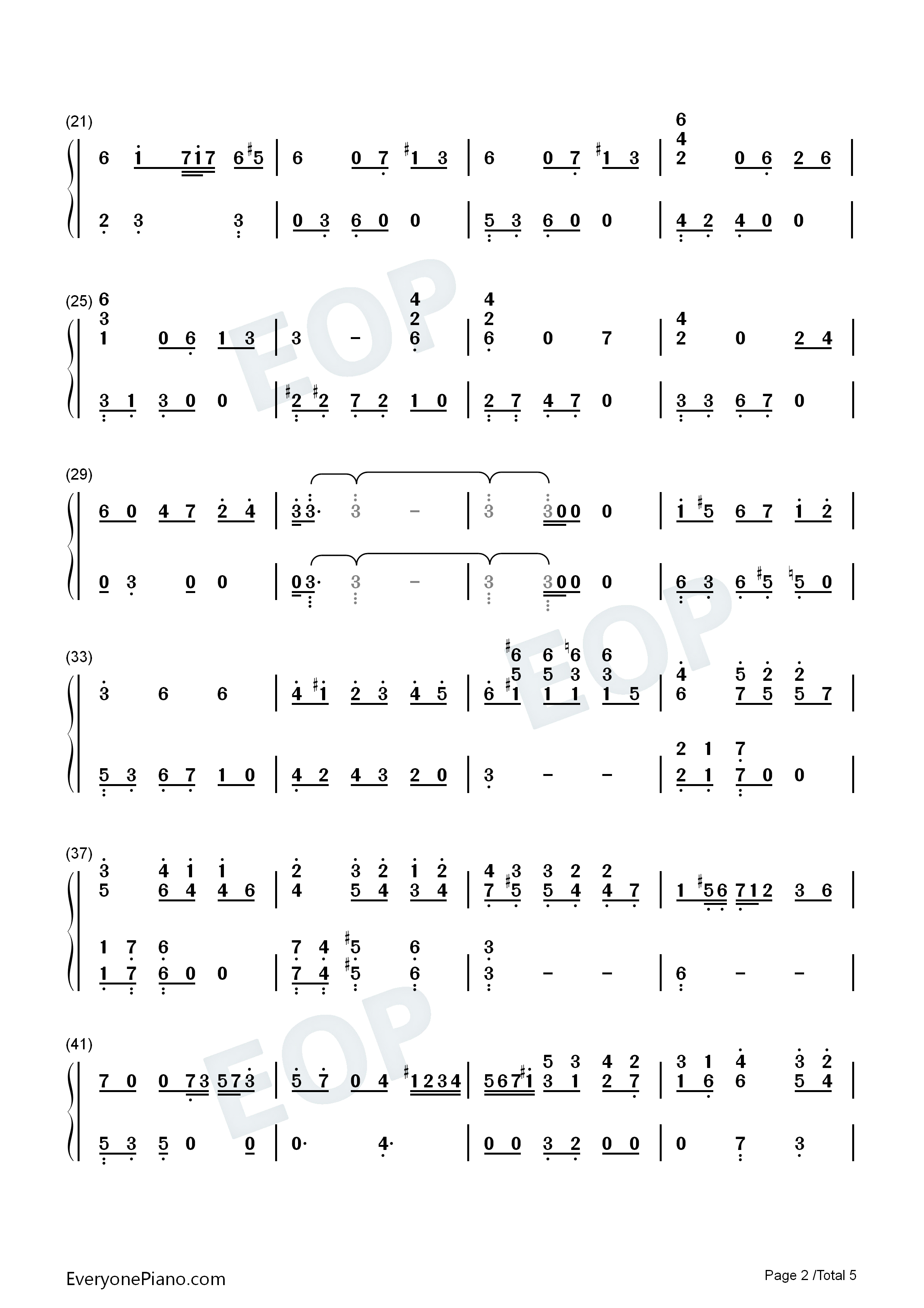 Tears_in_Minuet钢琴简谱_Various_Artists演唱