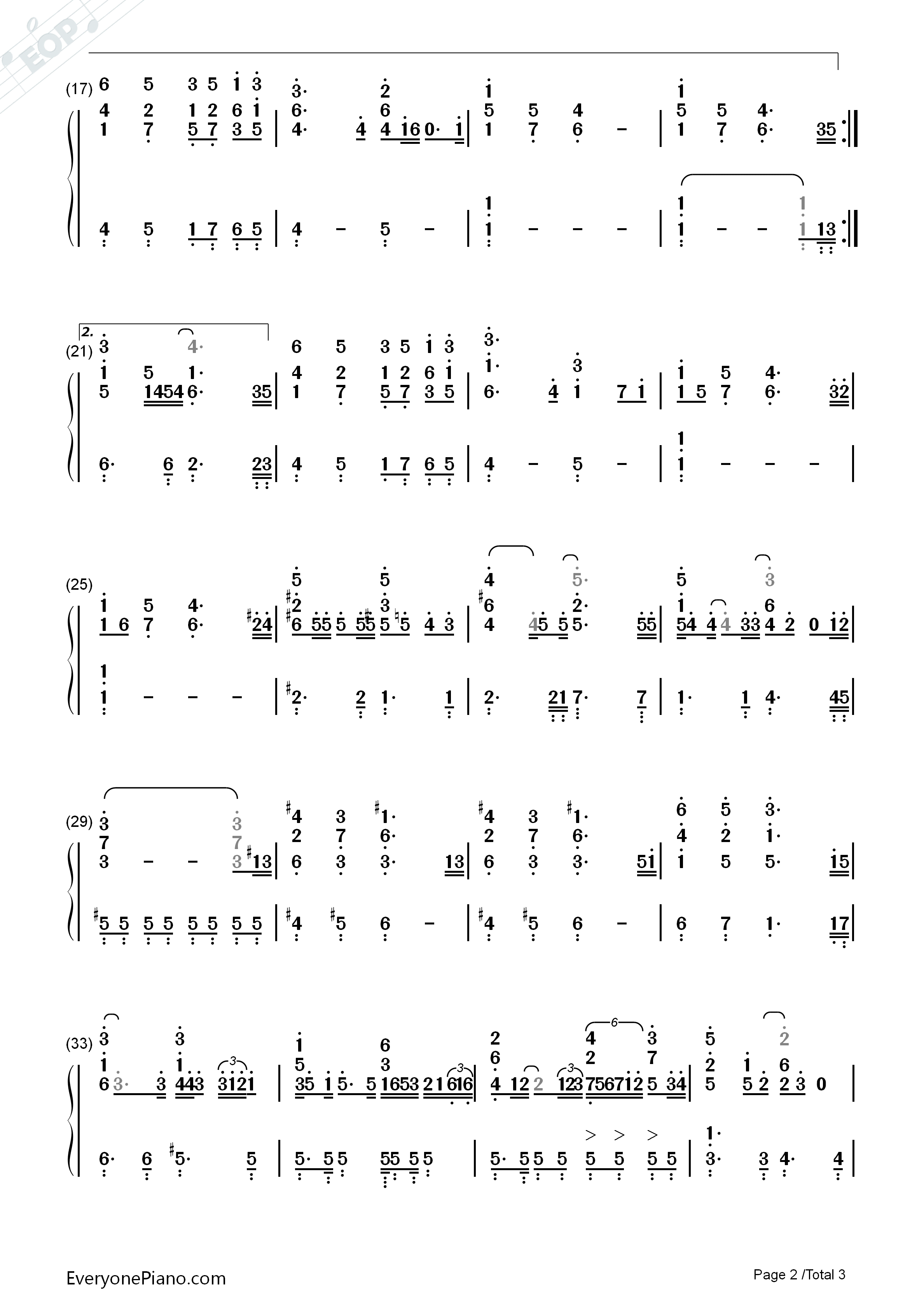 Go_the_Distance钢琴简谱_Roger_Bart演唱