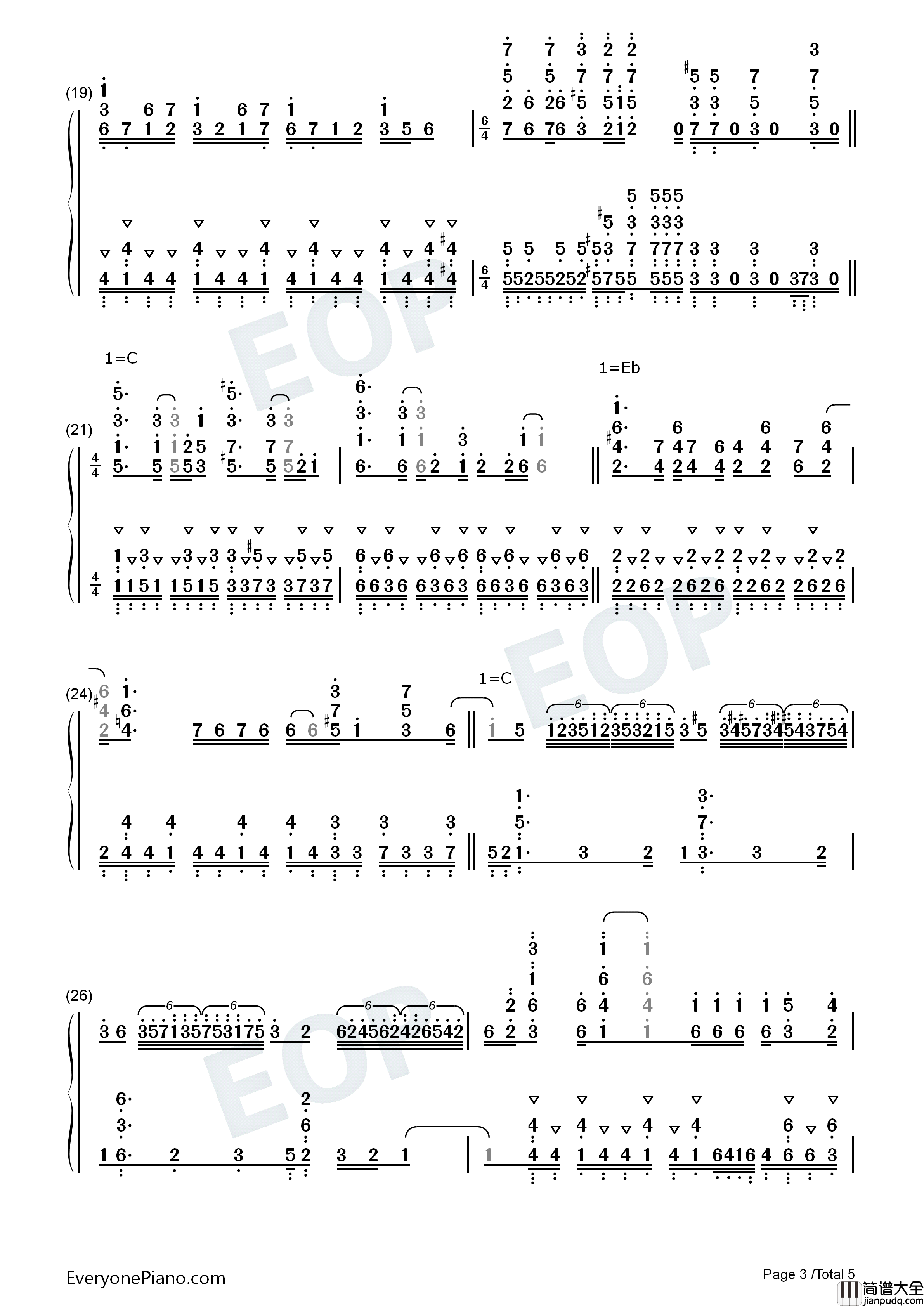 Torch_of_Liberty钢琴简谱_Kana_Boon演唱