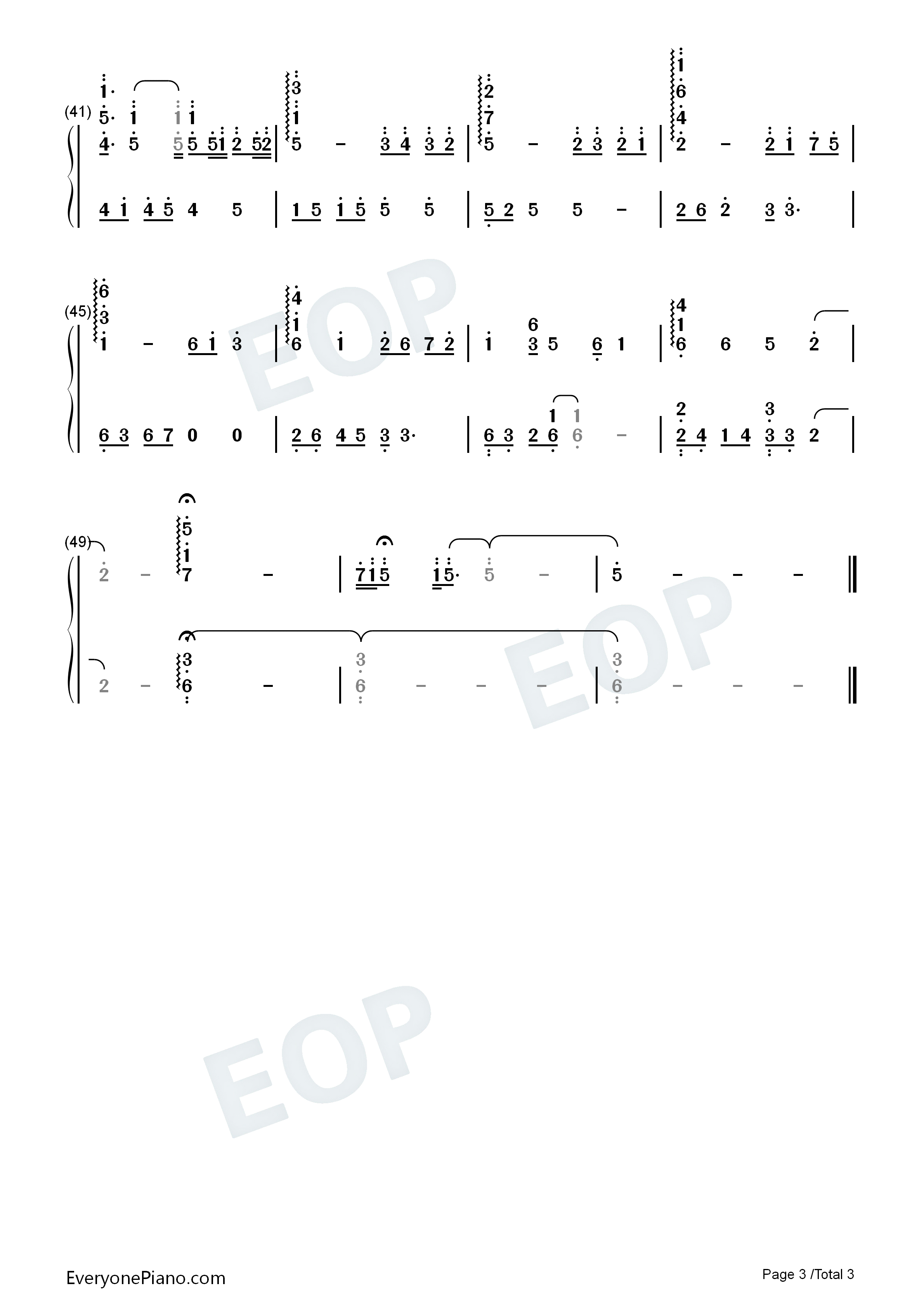 Nicol's_Piano（涙のテーマ）钢琴简谱_柿岛伸次演唱