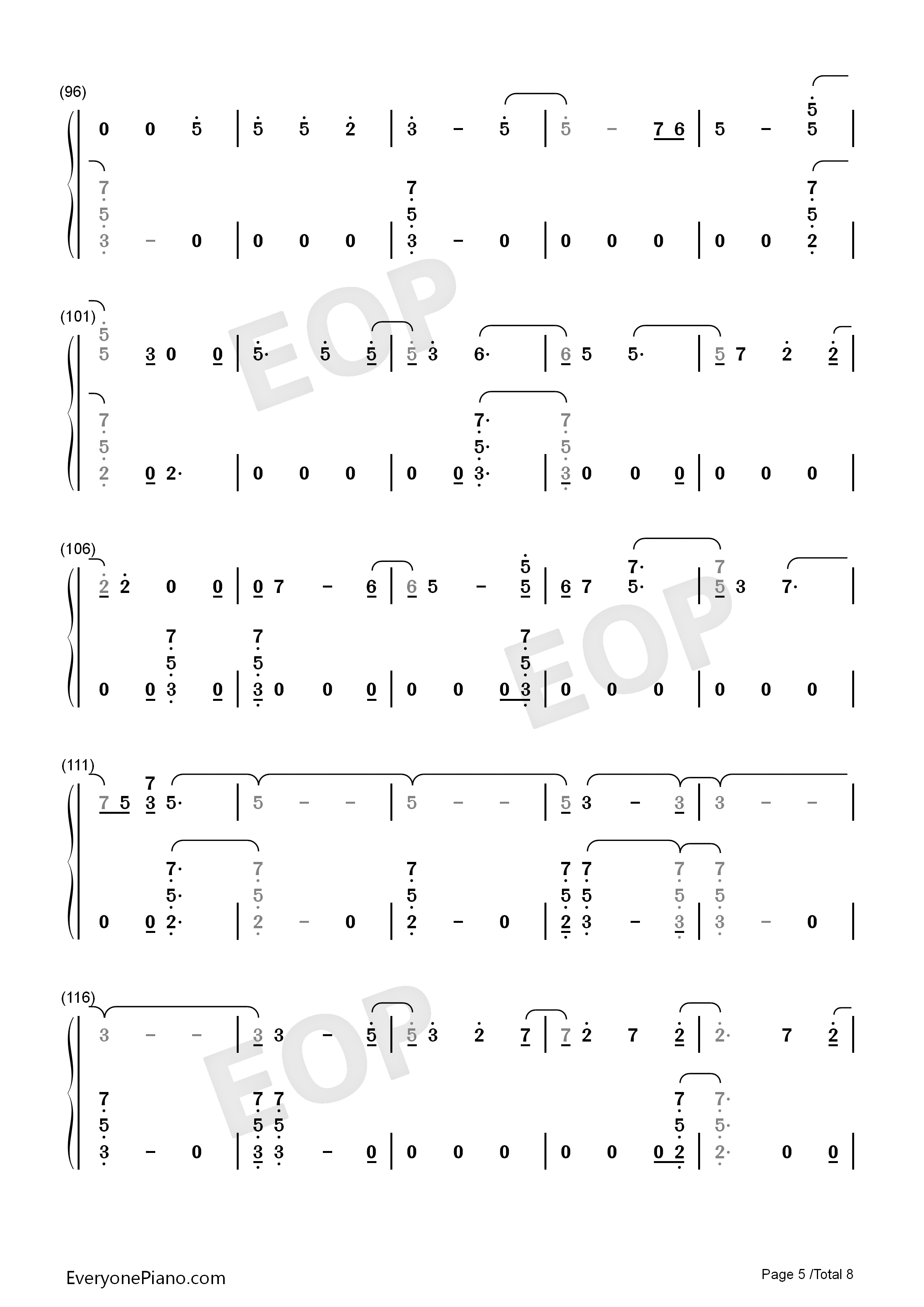 Look_What_I_Found钢琴简谱_Lady_Gaga演唱