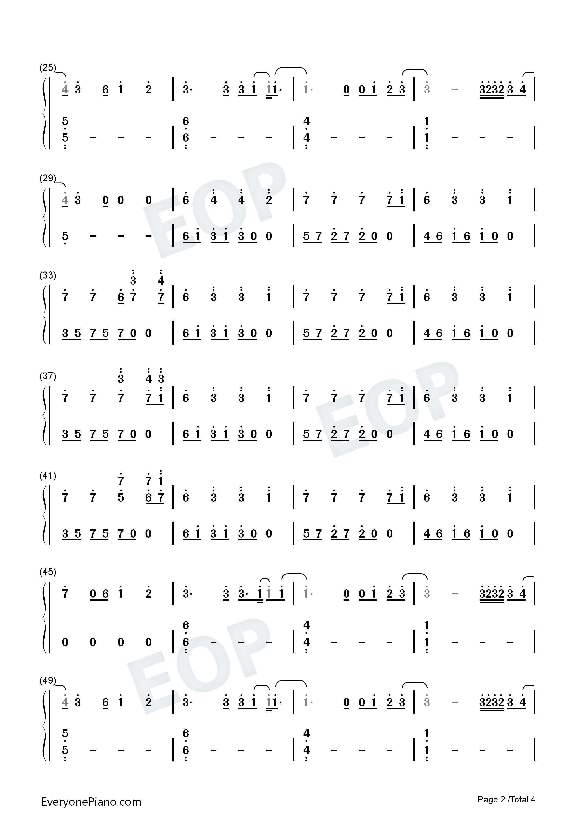 In_The_End钢琴简谱_Tommee_Profitt_Fleurie_Jung_Youth演唱