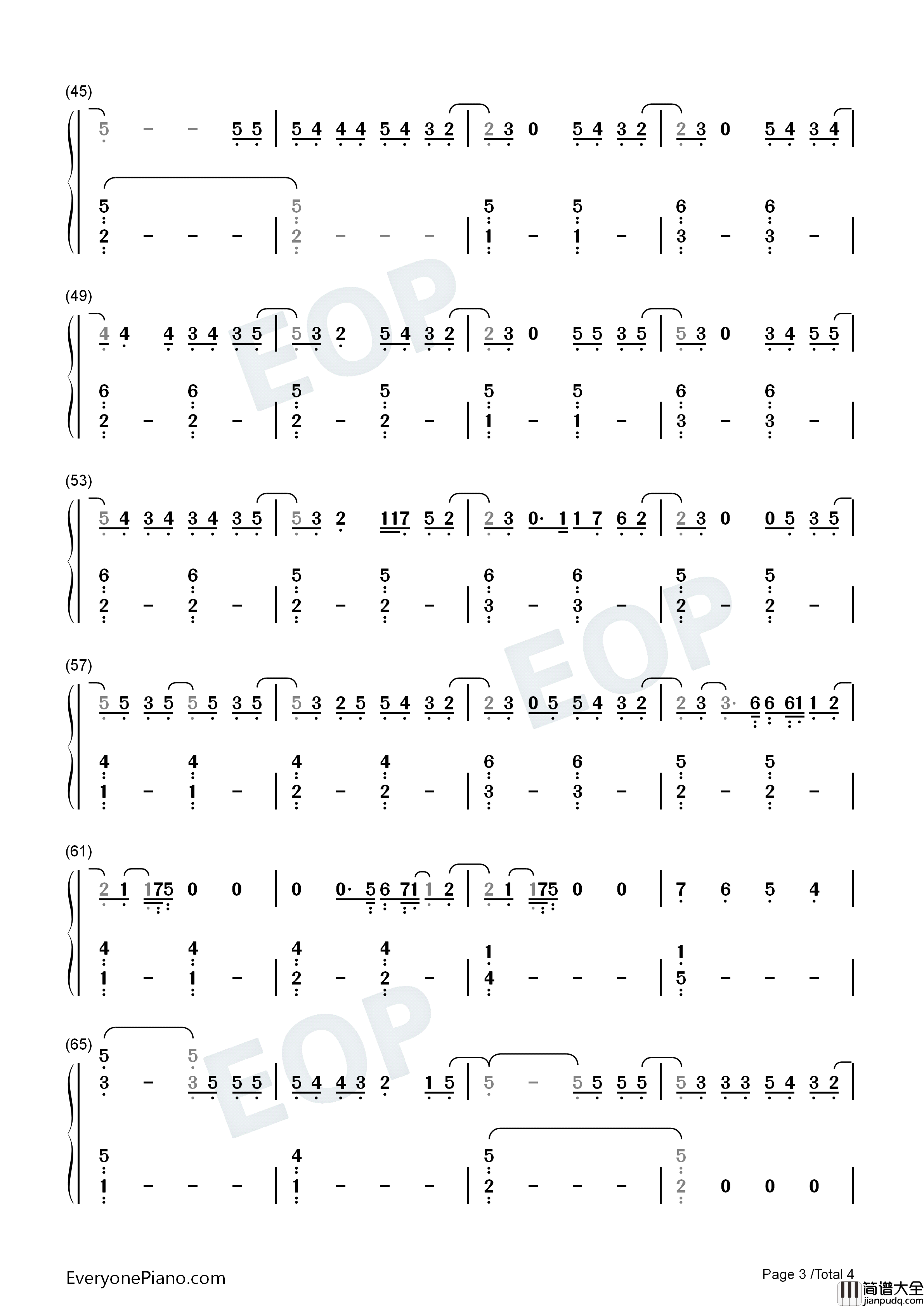 Somebodys_Problem钢琴简谱_Morgan_Wallen演唱