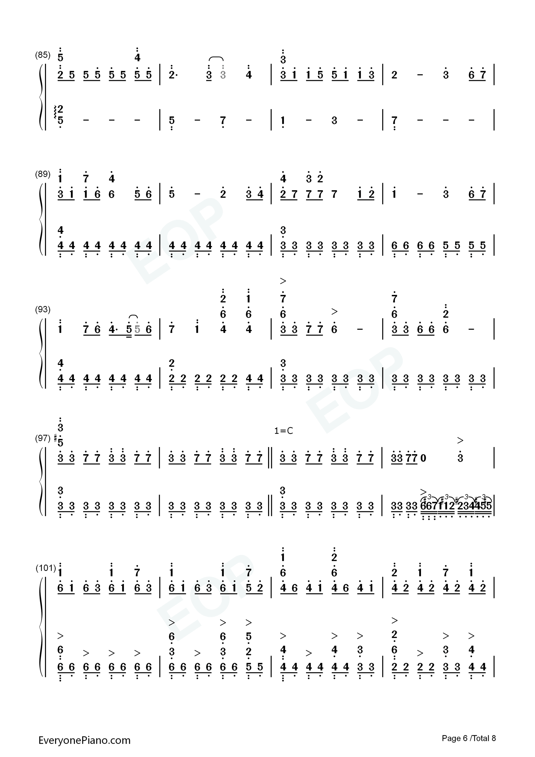 A_Song_of_Storm_and_Fire钢琴简谱_翼•年代记演唱