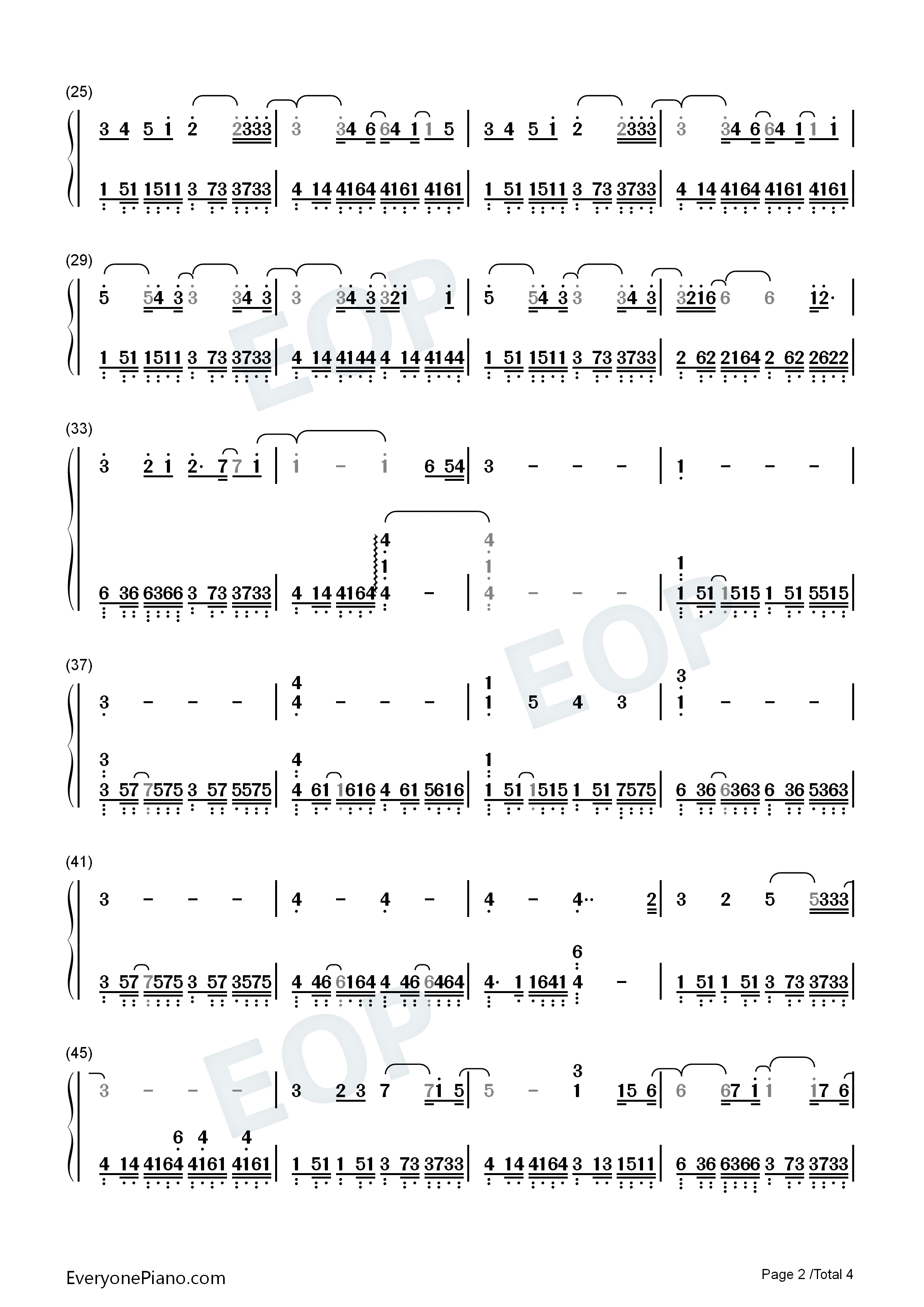 Someday_or_One_Day钢琴简谱_孙盛希演唱