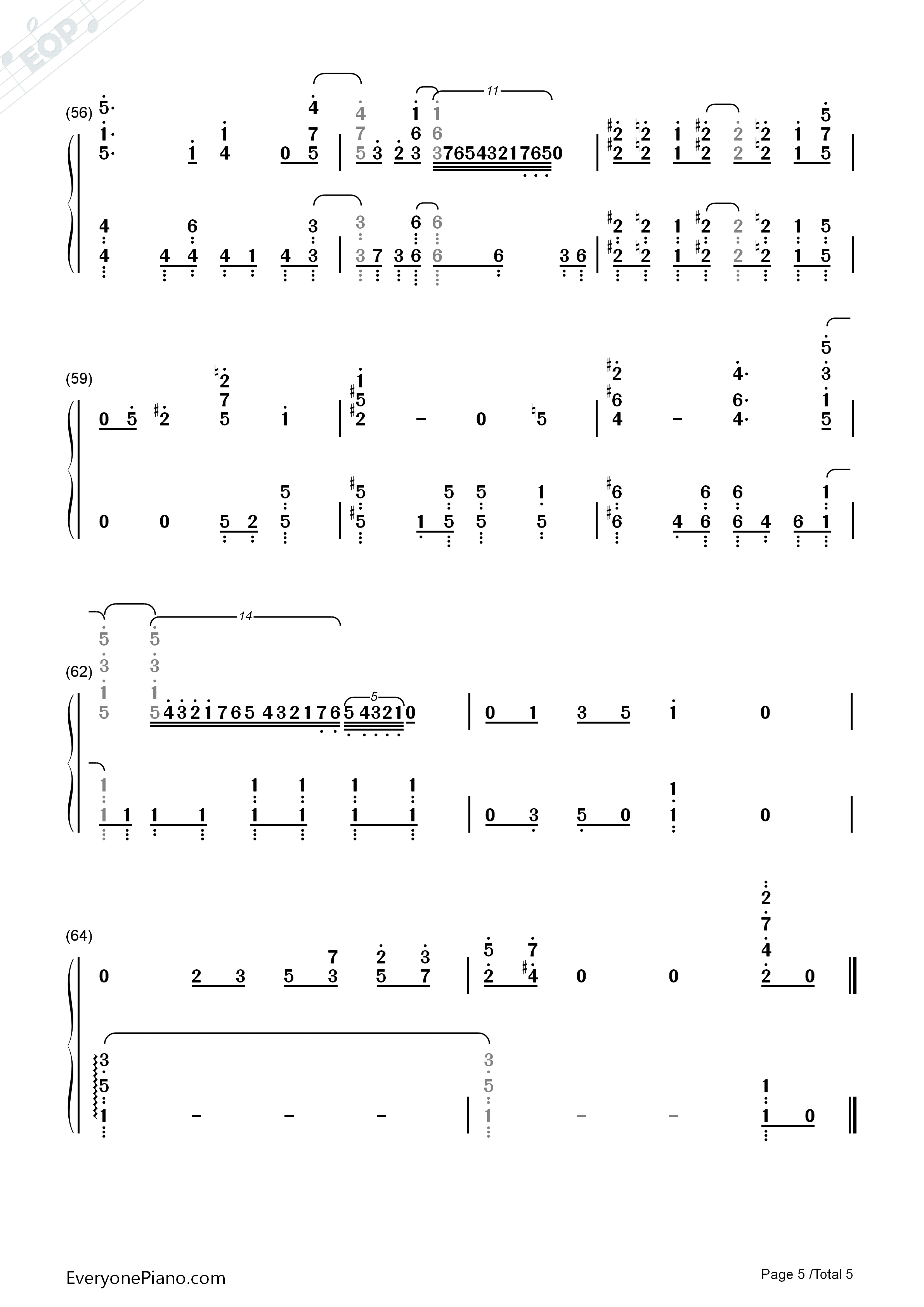 Step_by_Step_Up钢琴简谱_Fourfolium演唱