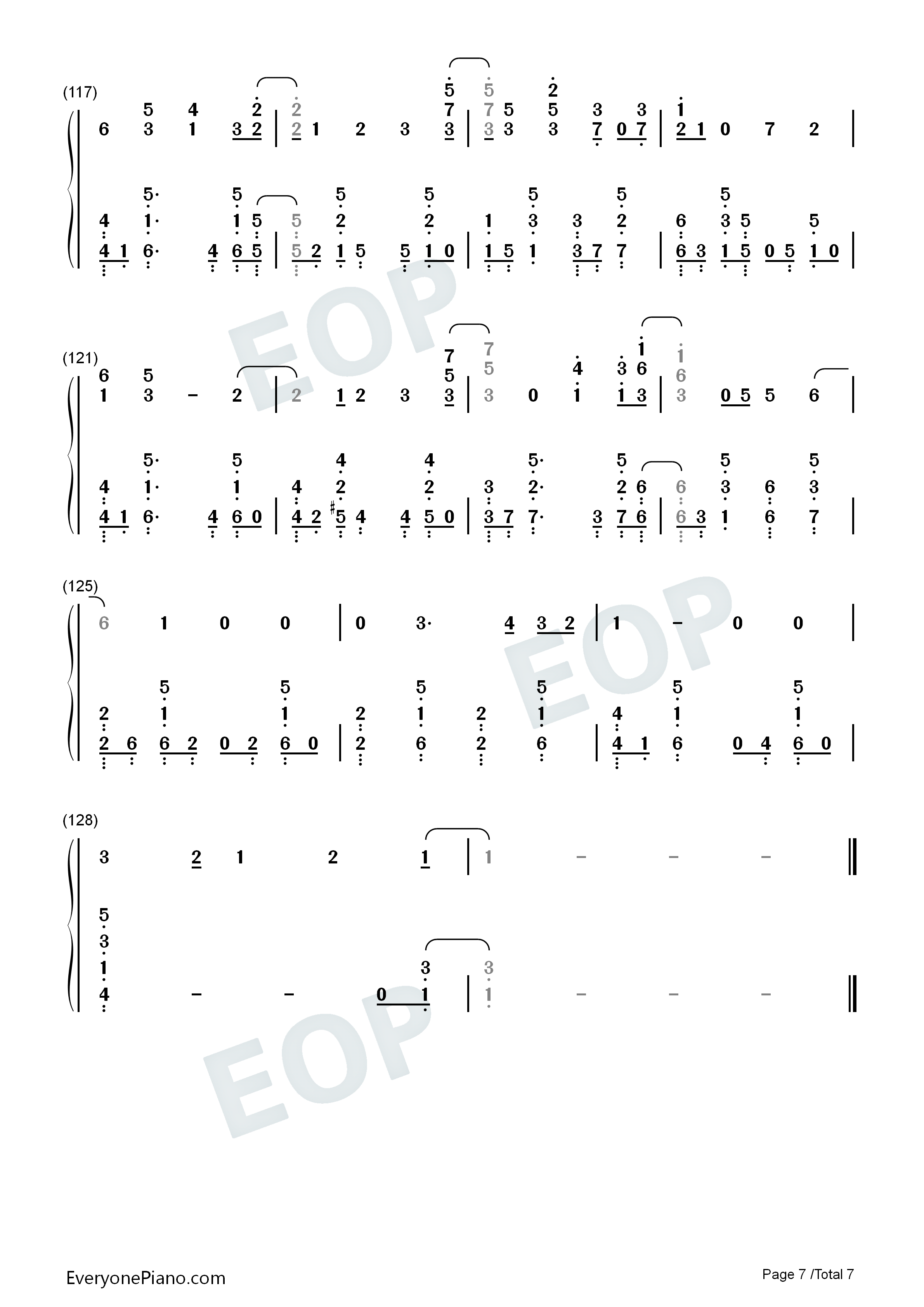 Everything_Goes_On钢琴简谱_Porter_Robinson演唱