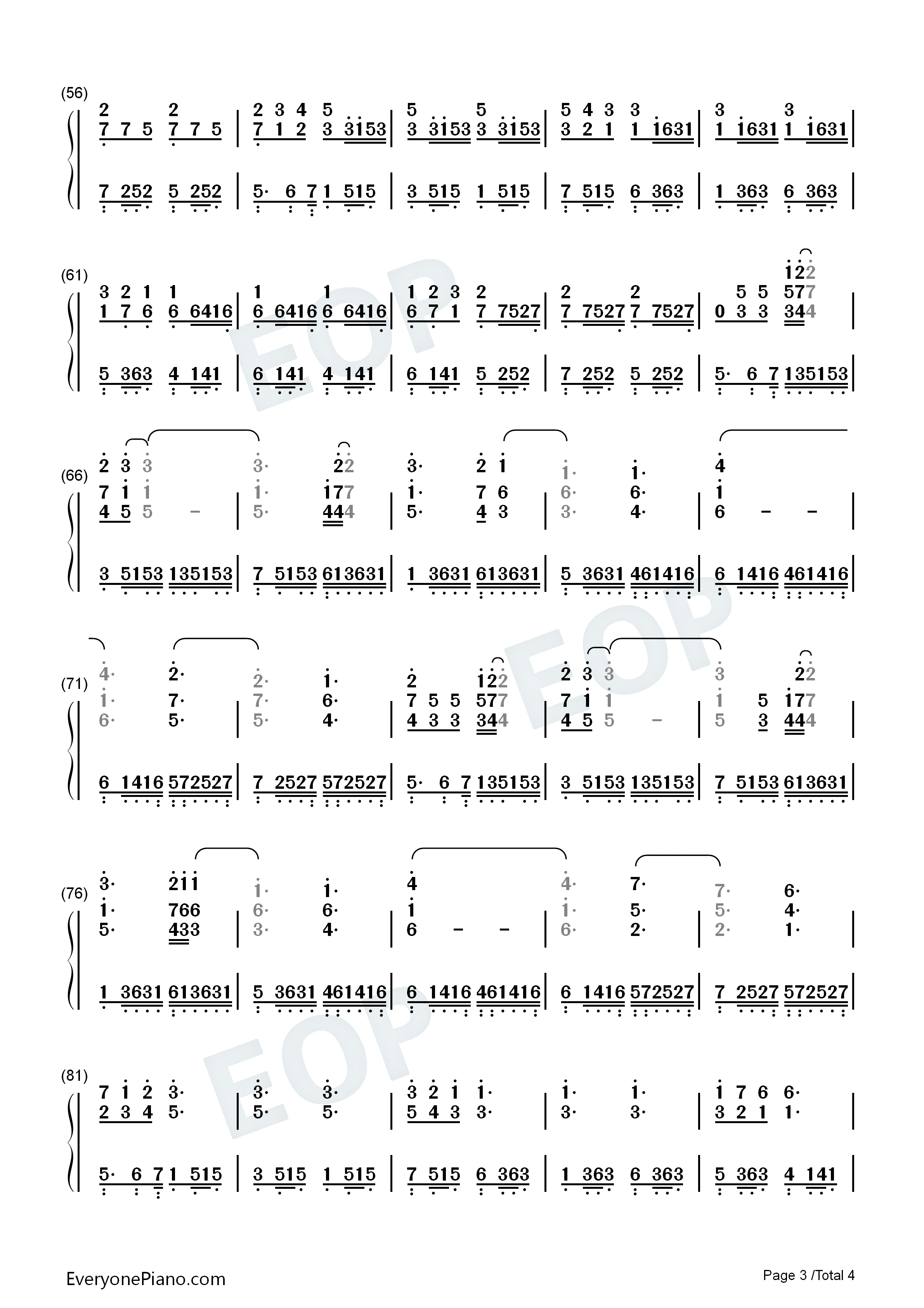 Flightless_Bird_American_Mouth钢琴简谱_Iron_&_Wine演唱