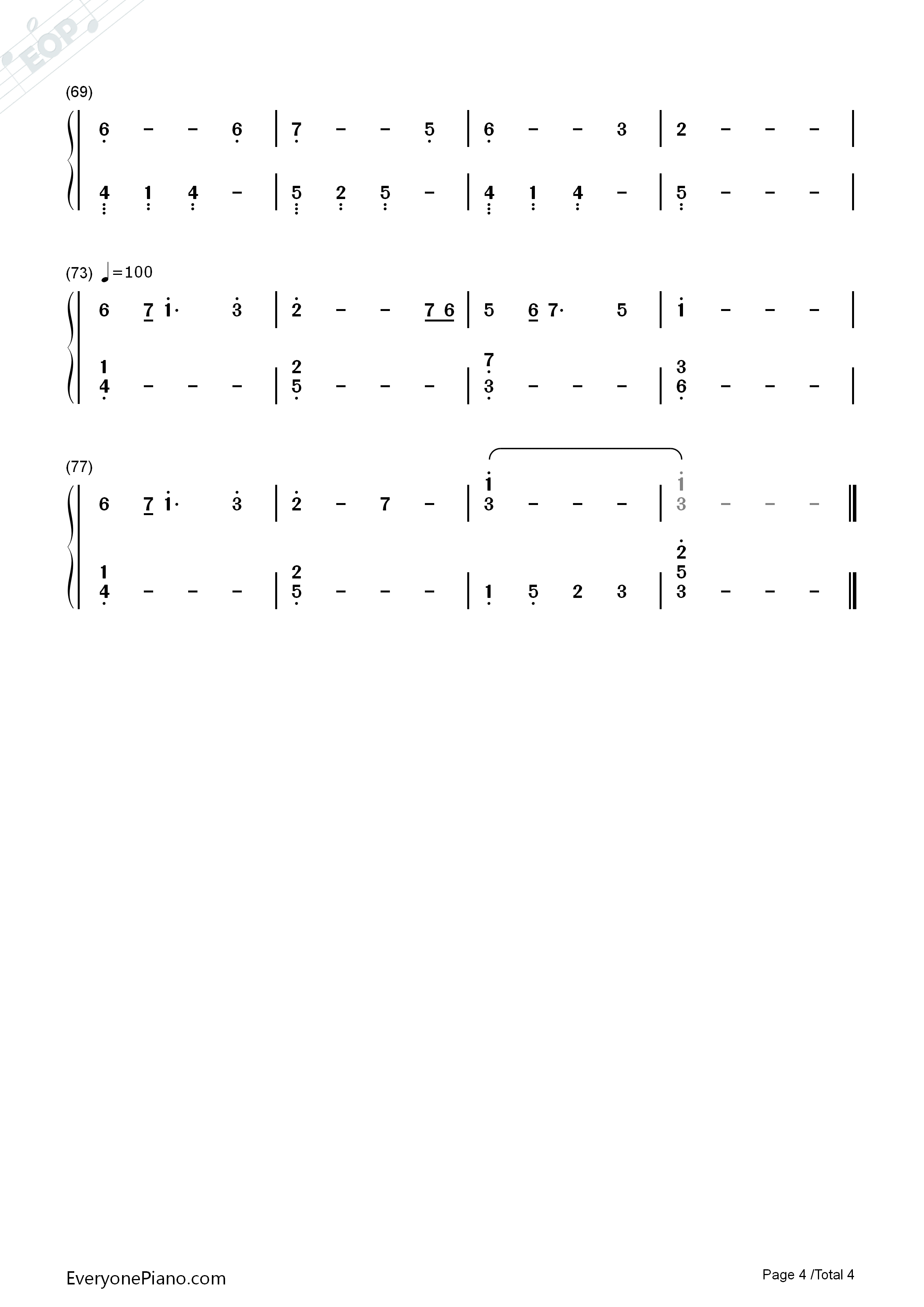 Cry_For_The_Moon钢琴简谱_Epica演唱