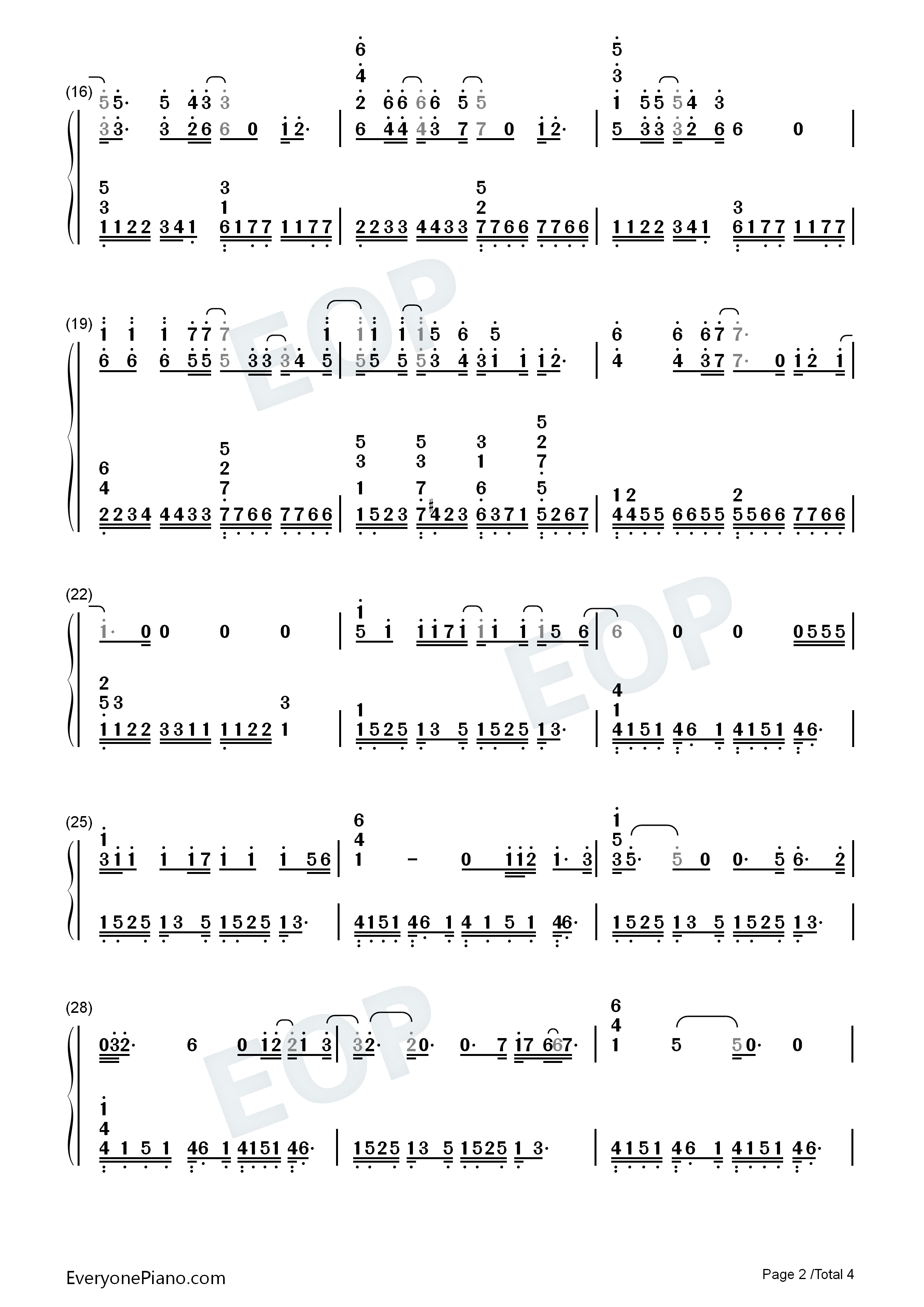 Lie_to_Me钢琴简谱_5_Seconds_of_Summer演唱