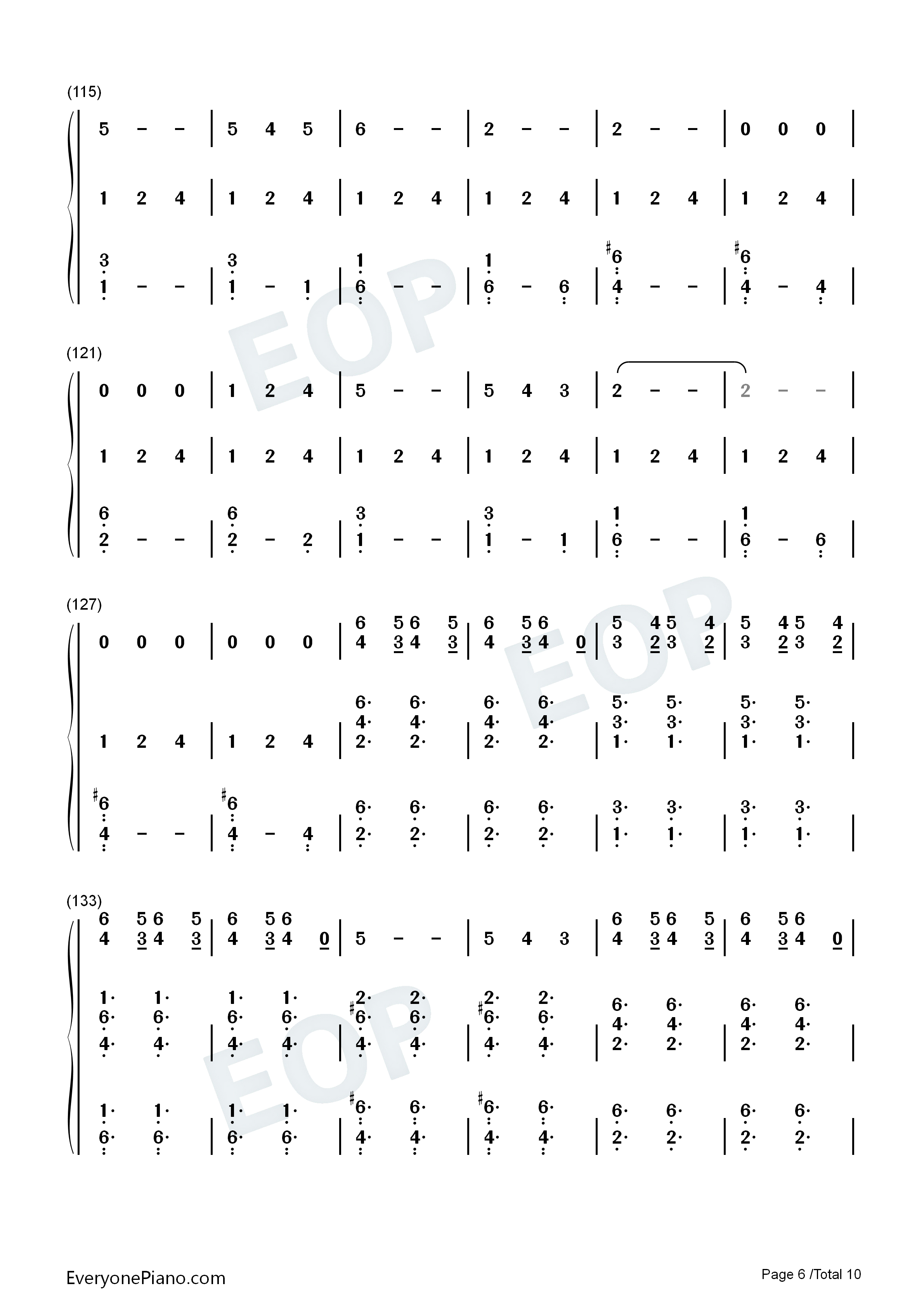 Lover_of_Mine钢琴简谱_5_Seconds_of_Summer演唱