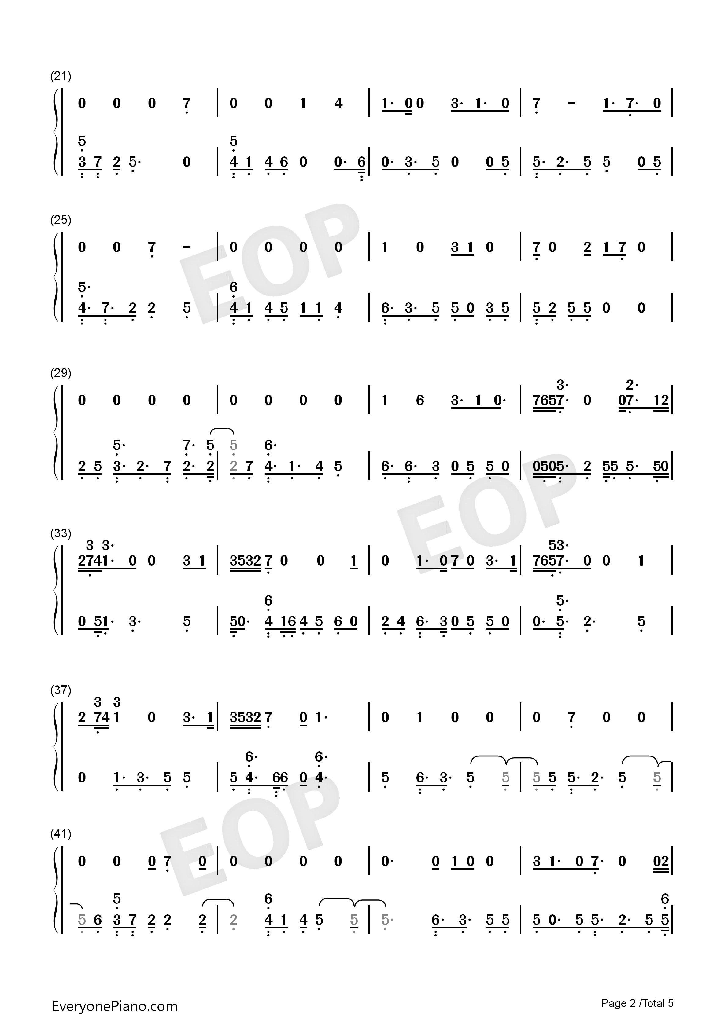 Solo钢琴简谱_Clean_Bandit演唱