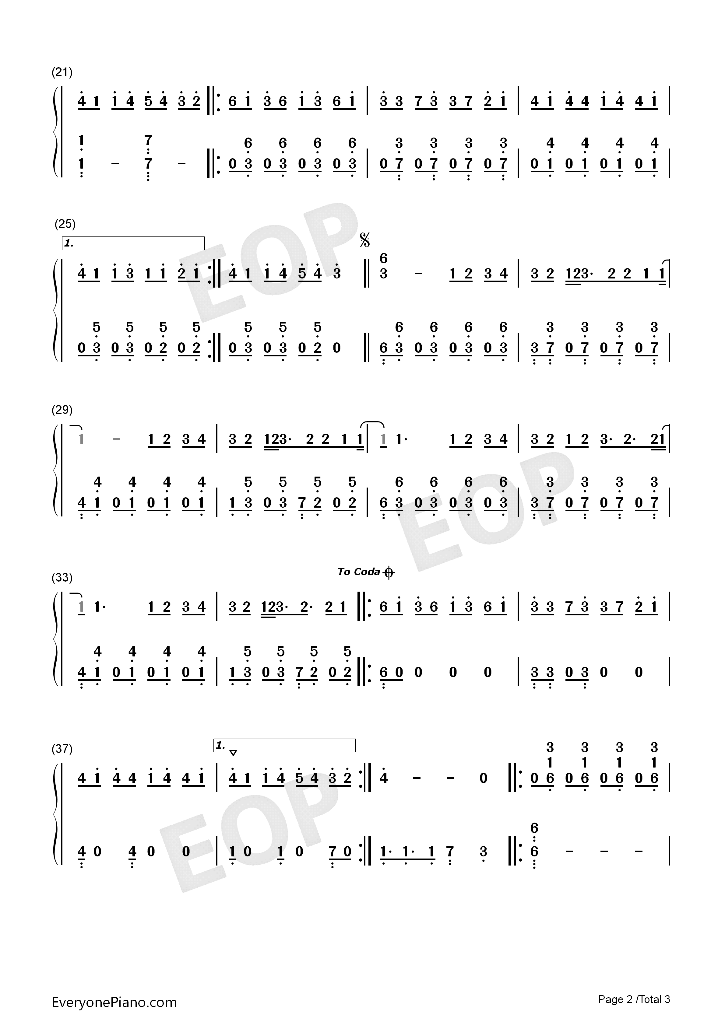 Fall_Away钢琴简谱_Twenty_One_Pilots演唱