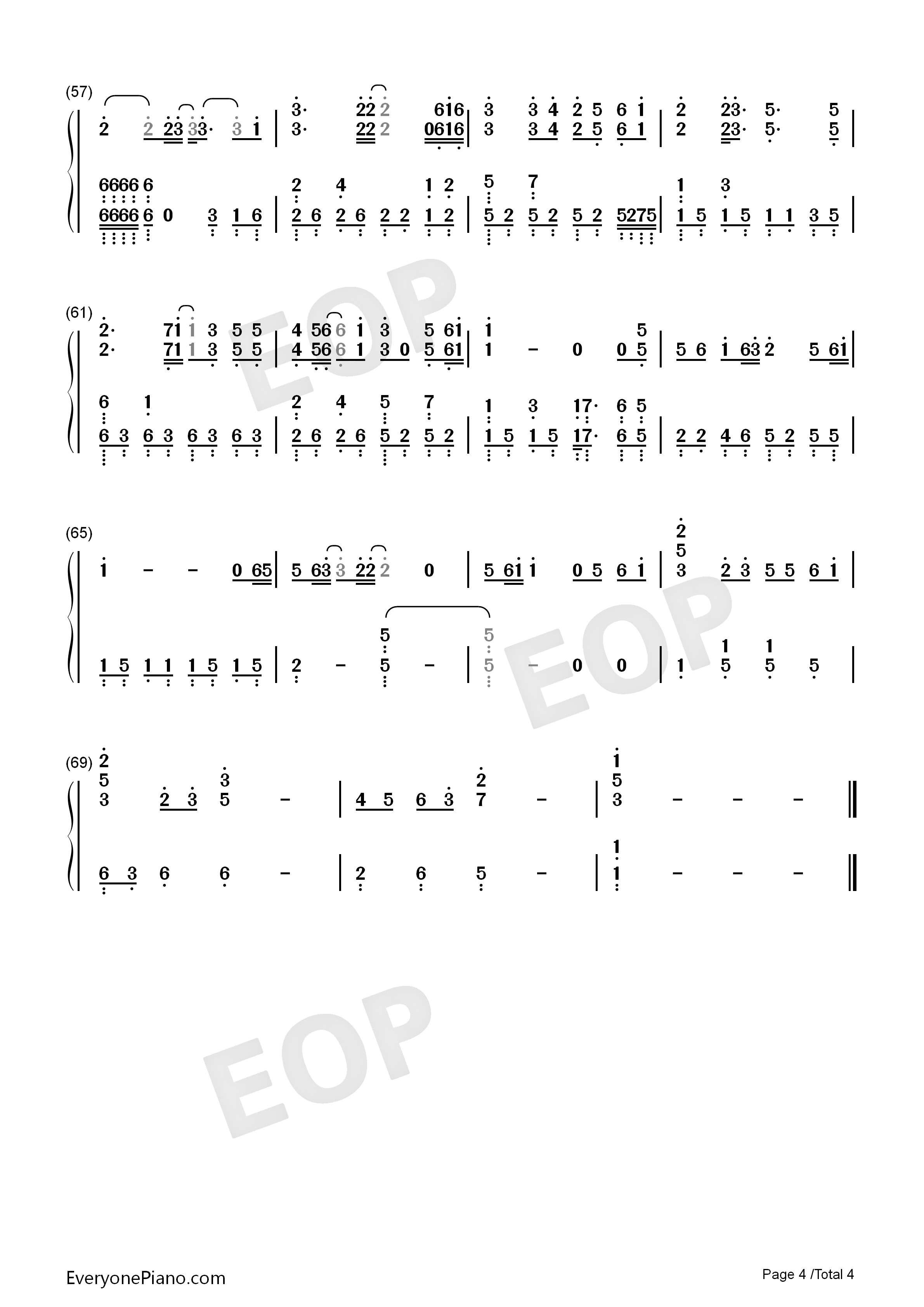 爱的勇气钢琴简谱_曲婉婷演唱
