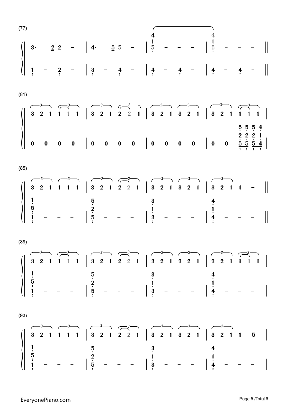 Good_Girls钢琴简谱_5_Seconds_of_Summer演唱