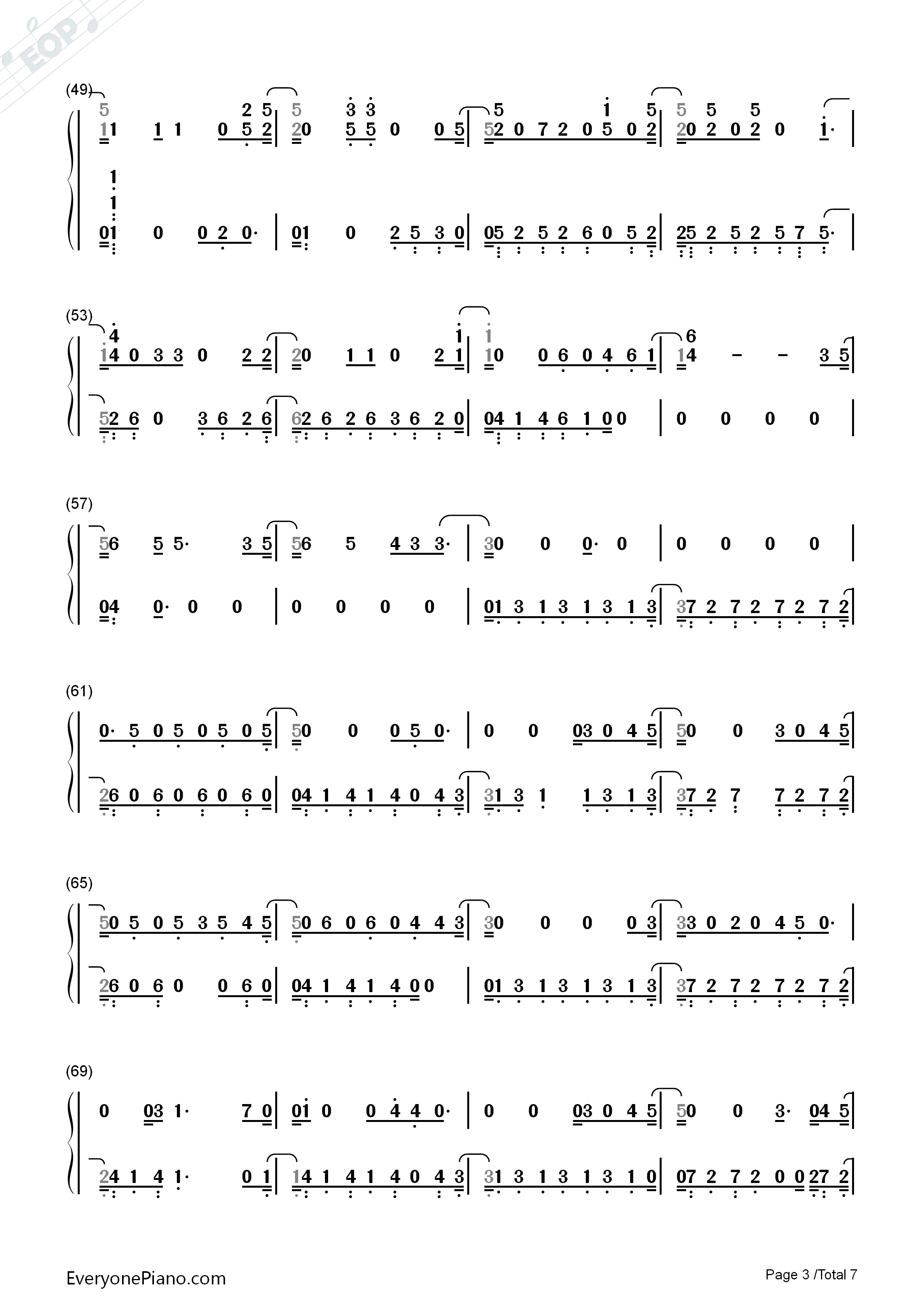 A_Million_Dreams钢琴简谱_Pasek_and_Paul演唱