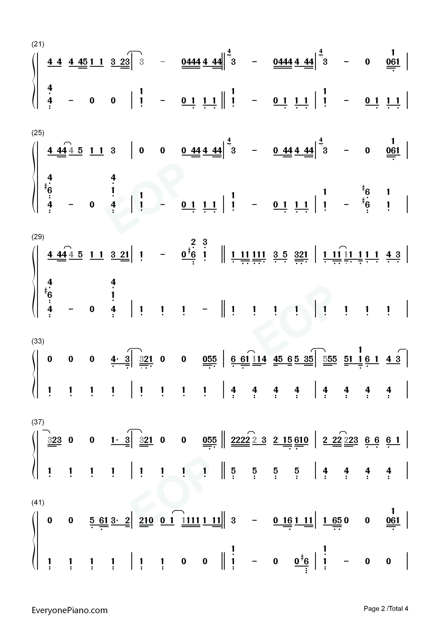 What_a_Man_Gotta_Do钢琴简谱_Jonas_Brothers演唱