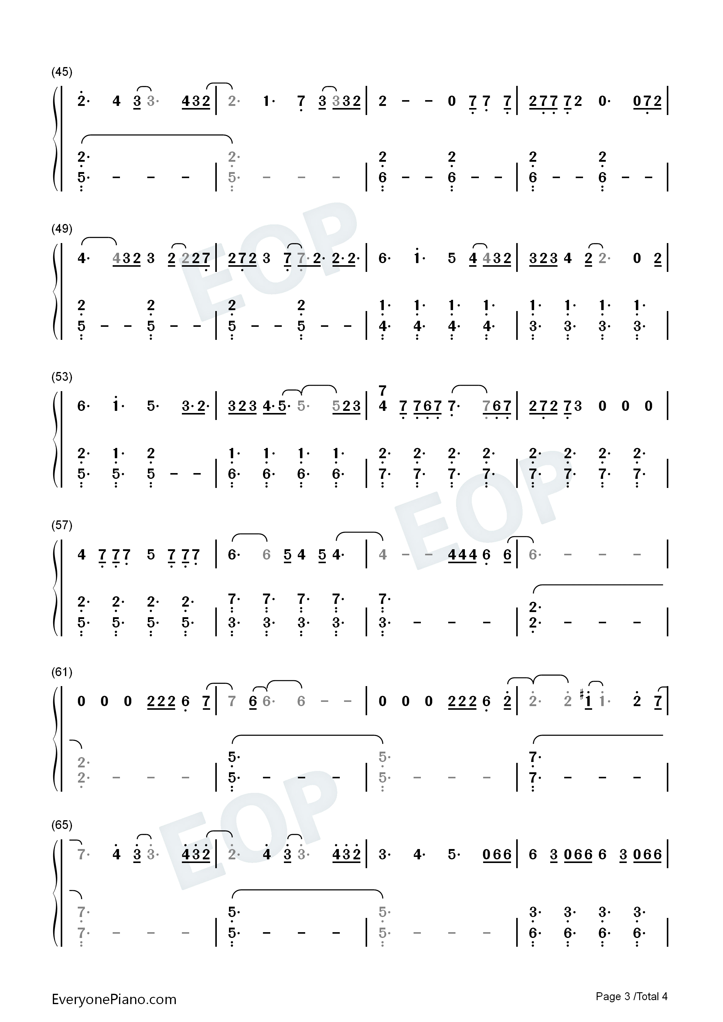 Into_the_Unknown钢琴简谱_Idina_Menzel_Aurora演唱